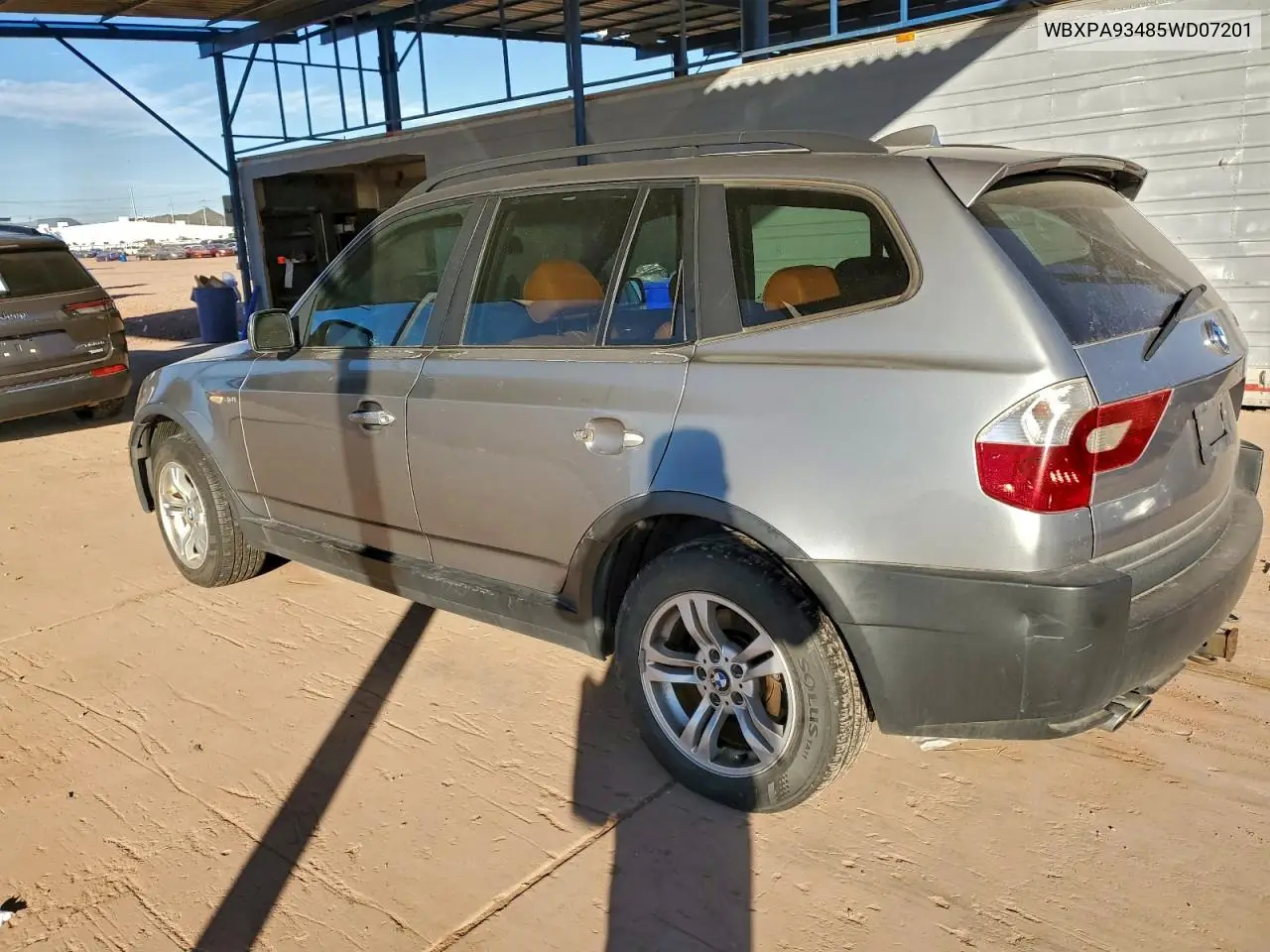 2005 BMW X3 3.0I VIN: WBXPA93485WD07201 Lot: 73838235