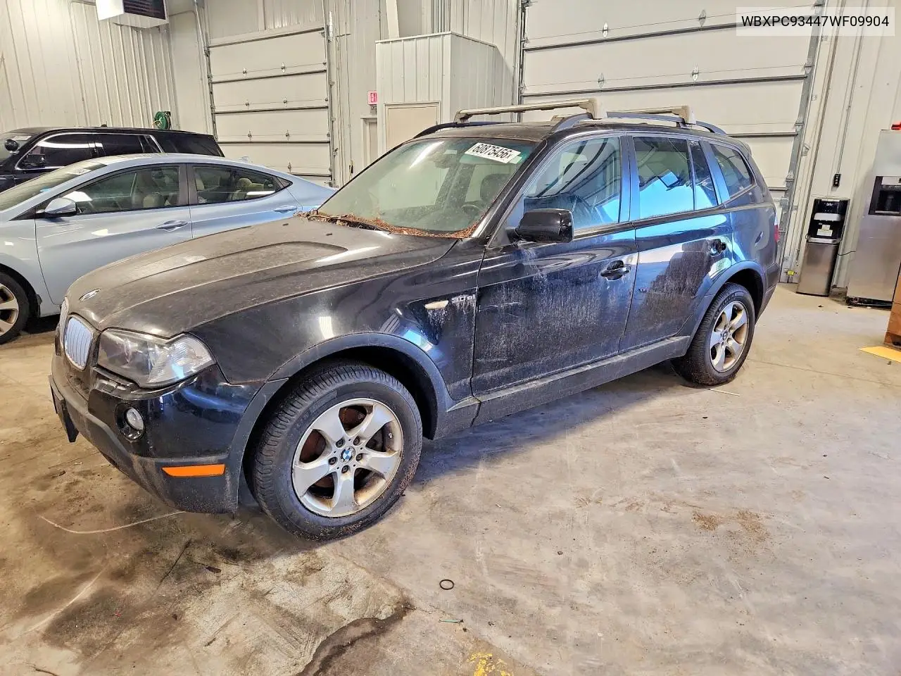 2007 BMW X3 3.0Si VIN: WBXPC93447WF09904 Lot: 60875456