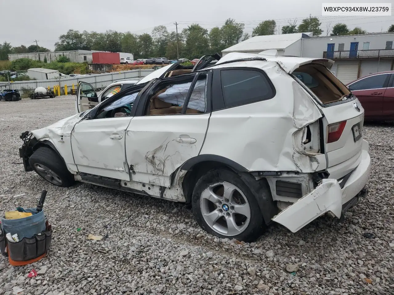 WBXPC934X8WJ23759 2008 BMW X3 3.0Si