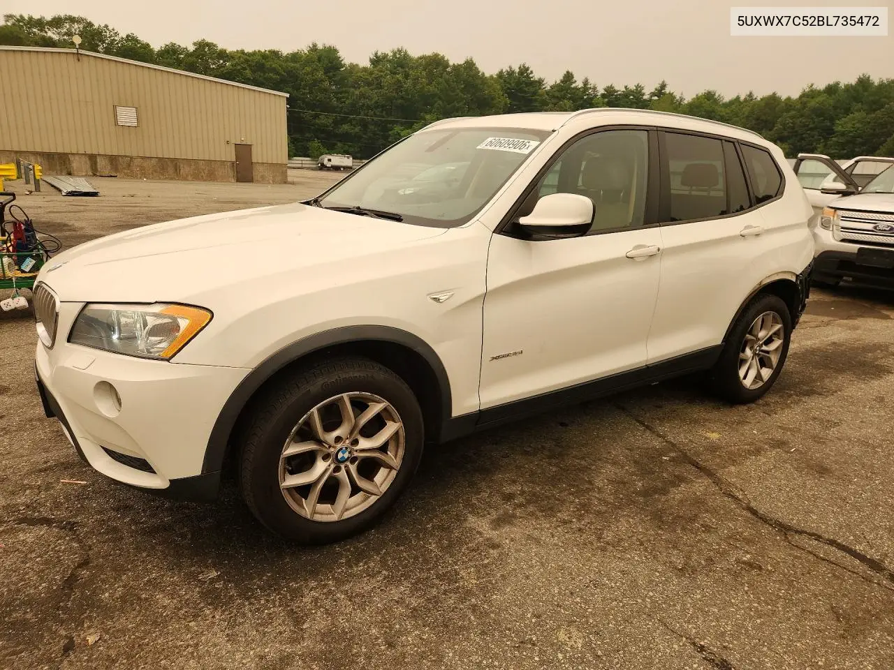2011 BMW X3 xDrive35I VIN: 5UXWX7C52BL735472 Lot: 60609906