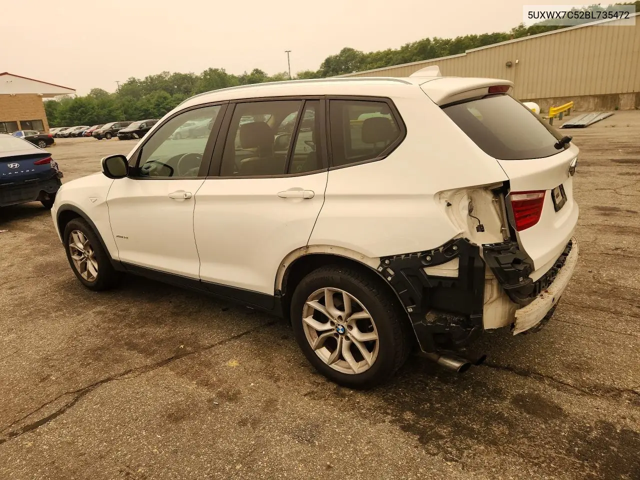 2011 BMW X3 xDrive35I VIN: 5UXWX7C52BL735472 Lot: 60609906