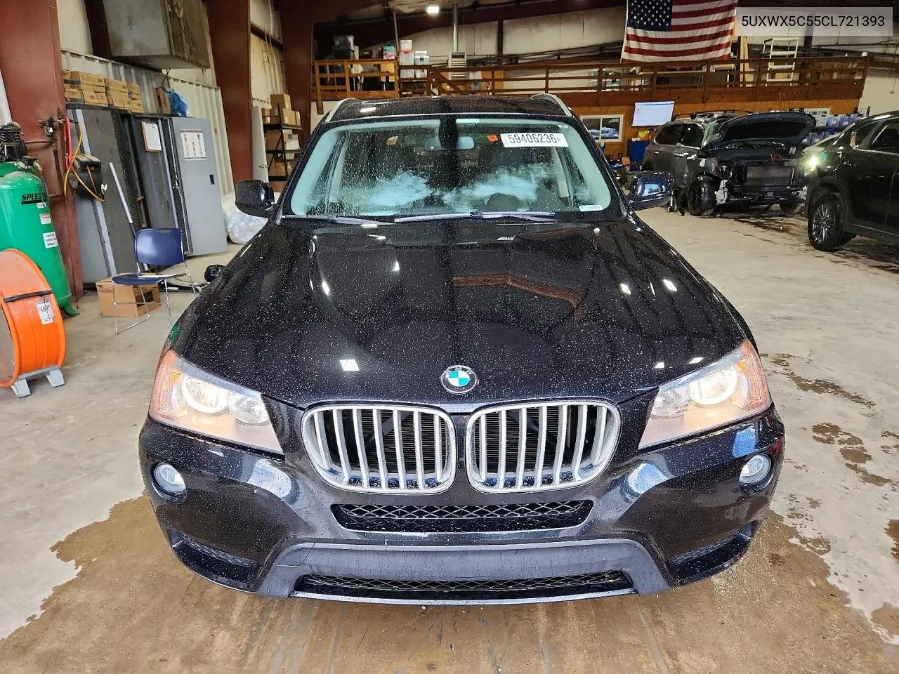2012 BMW X3 xDrive28I VIN: 5UXWX5C55CL721393 Lot: 59406236