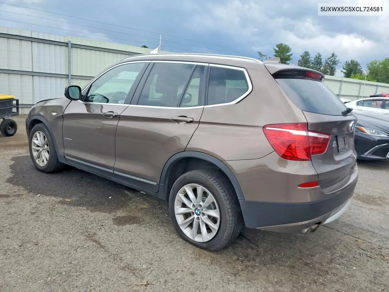 2012 BMW X3 xDrive28I VIN: 5UXWX5C5XCL724581 Lot: 62161366