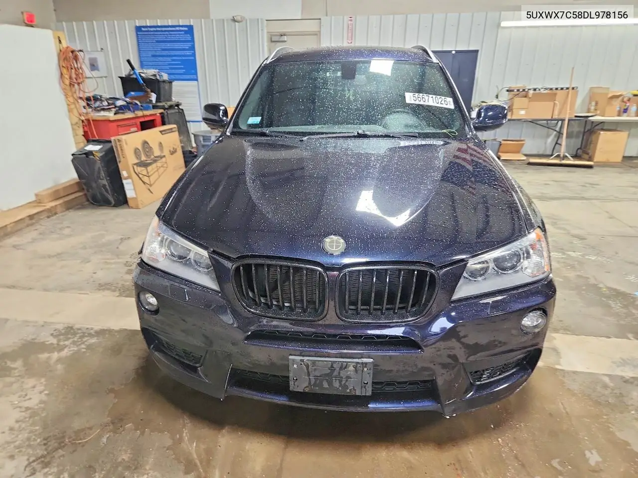 2013 BMW X3 xDrive35I VIN: 5UXWX7C58DL978156 Lot: 56671026