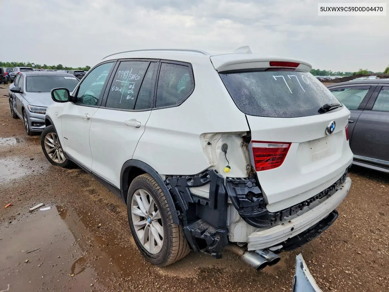 2013 BMW X3 xDrive28I VIN: 5UXWX9C59D0D04470 Lot: 58210996