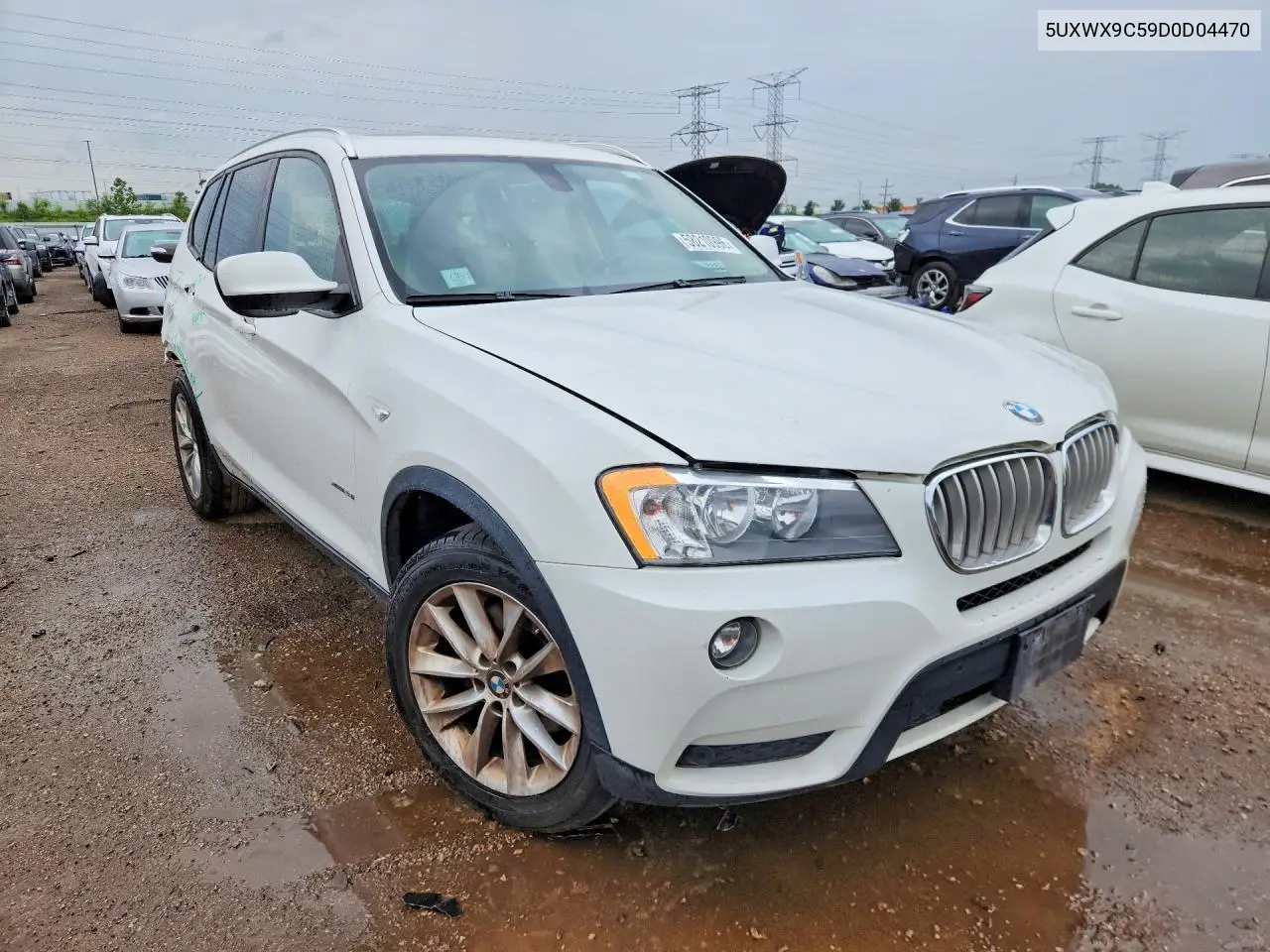 2013 BMW X3 xDrive28I VIN: 5UXWX9C59D0D04470 Lot: 58210996