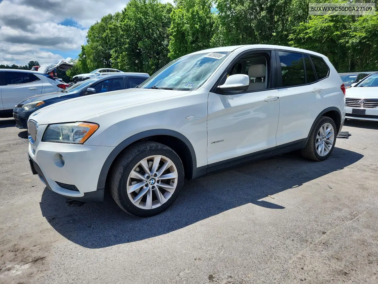 2013 BMW X3 xDrive28I VIN: 5UXWX9C50D0A27109 Lot: 60398586