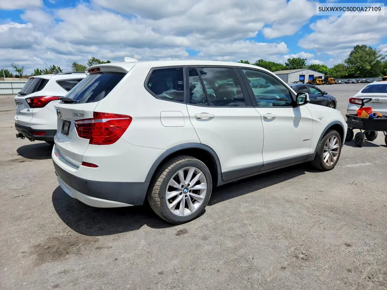 2013 BMW X3 xDrive28I VIN: 5UXWX9C50D0A27109 Lot: 60398586