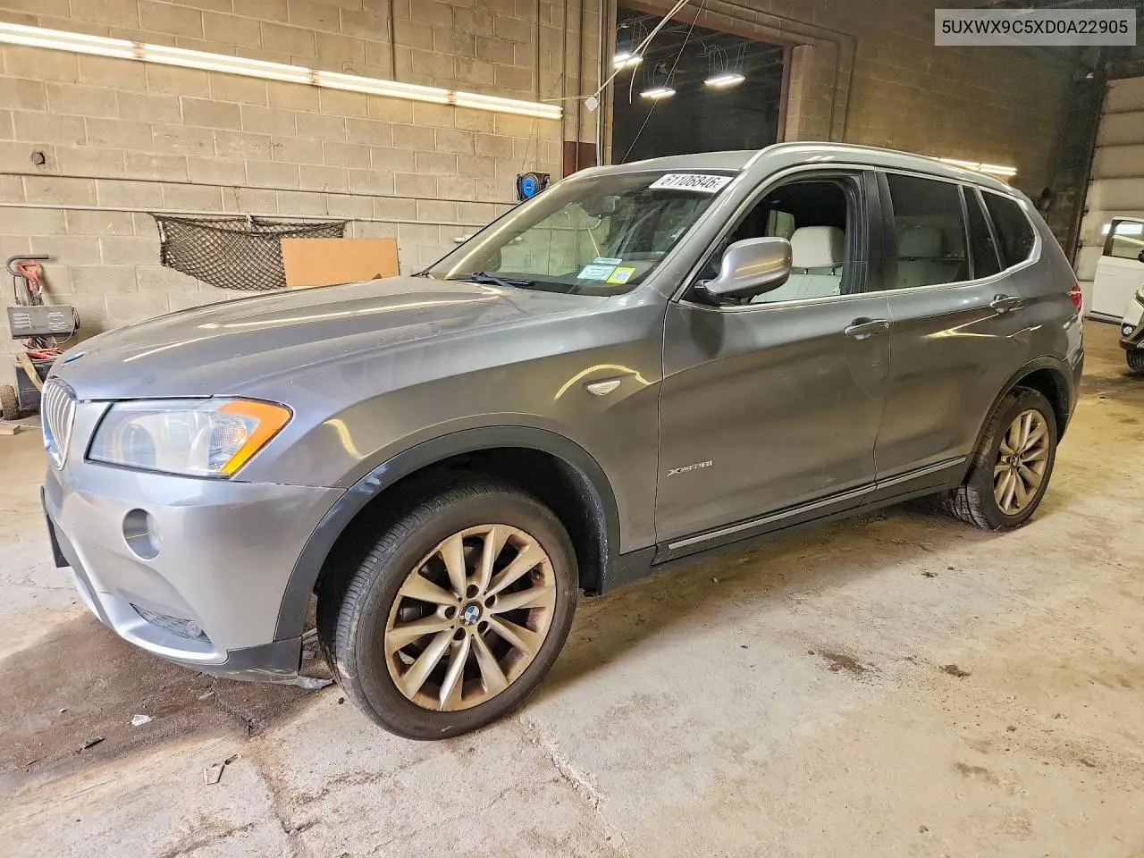 2013 BMW X3 xDrive28I VIN: 5UXWX9C5XD0A22905 Lot: 61106846