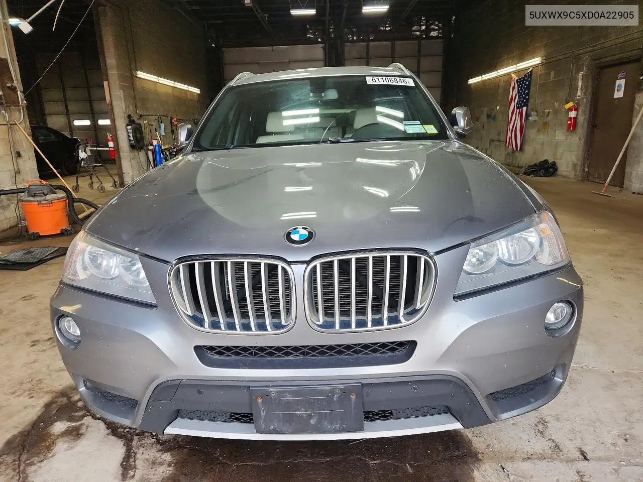 2013 BMW X3 xDrive28I VIN: 5UXWX9C5XD0A22905 Lot: 61106846