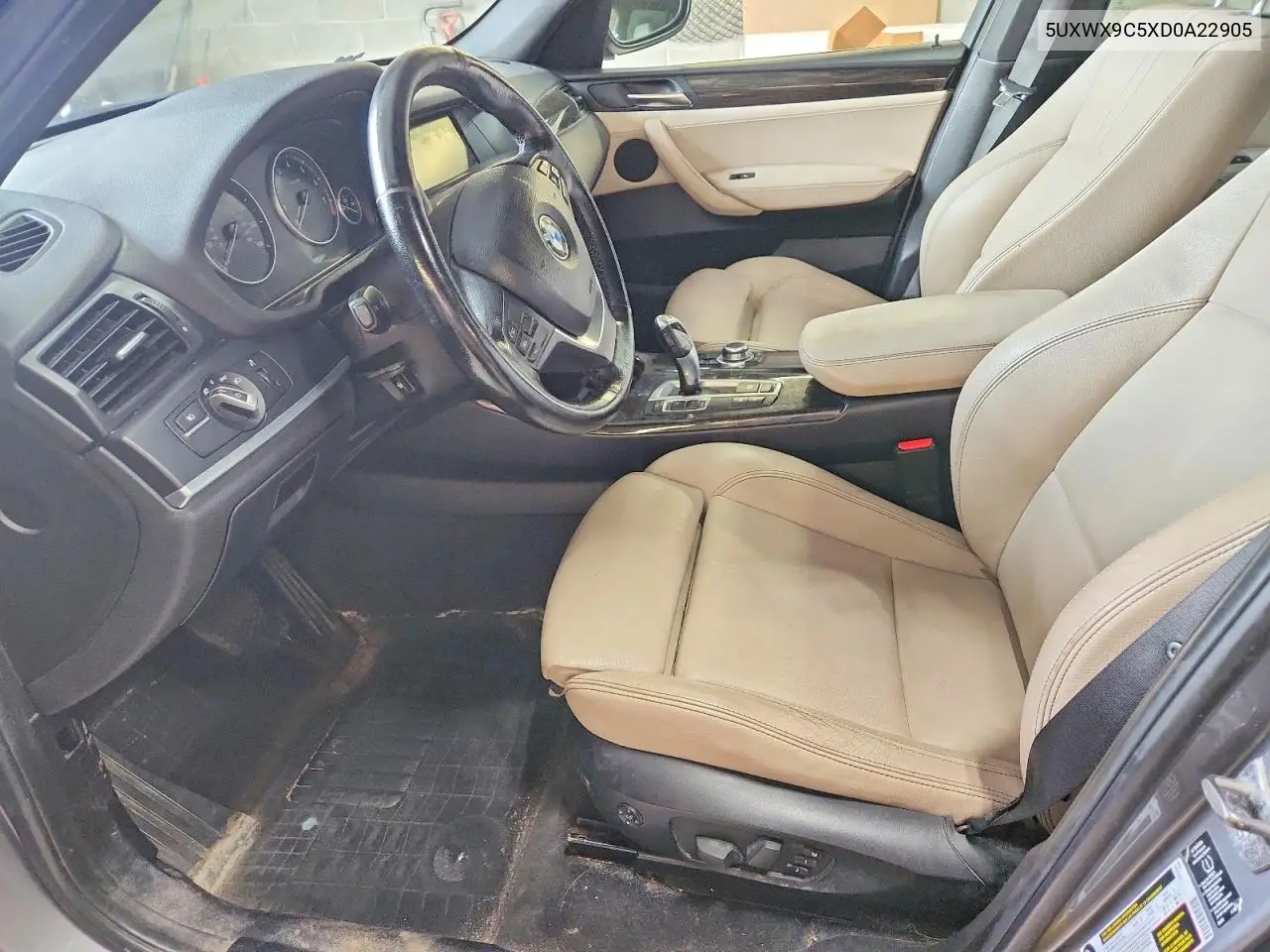 2013 BMW X3 xDrive28I VIN: 5UXWX9C5XD0A22905 Lot: 61106846
