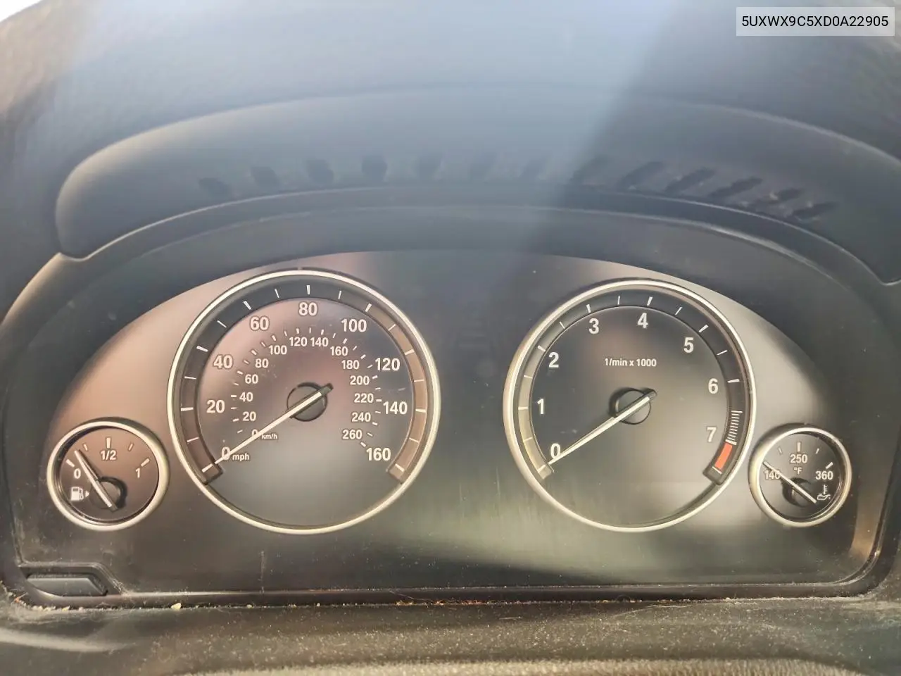 2013 BMW X3 xDrive28I VIN: 5UXWX9C5XD0A22905 Lot: 61106846