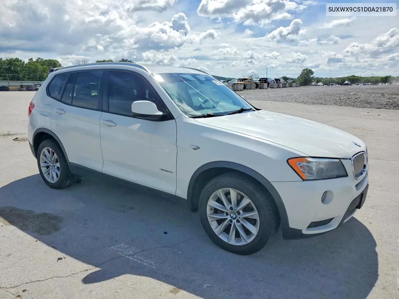 2013 BMW X3 xDrive28I VIN: 5UXWX9C51D0A21870 Lot: 61123216