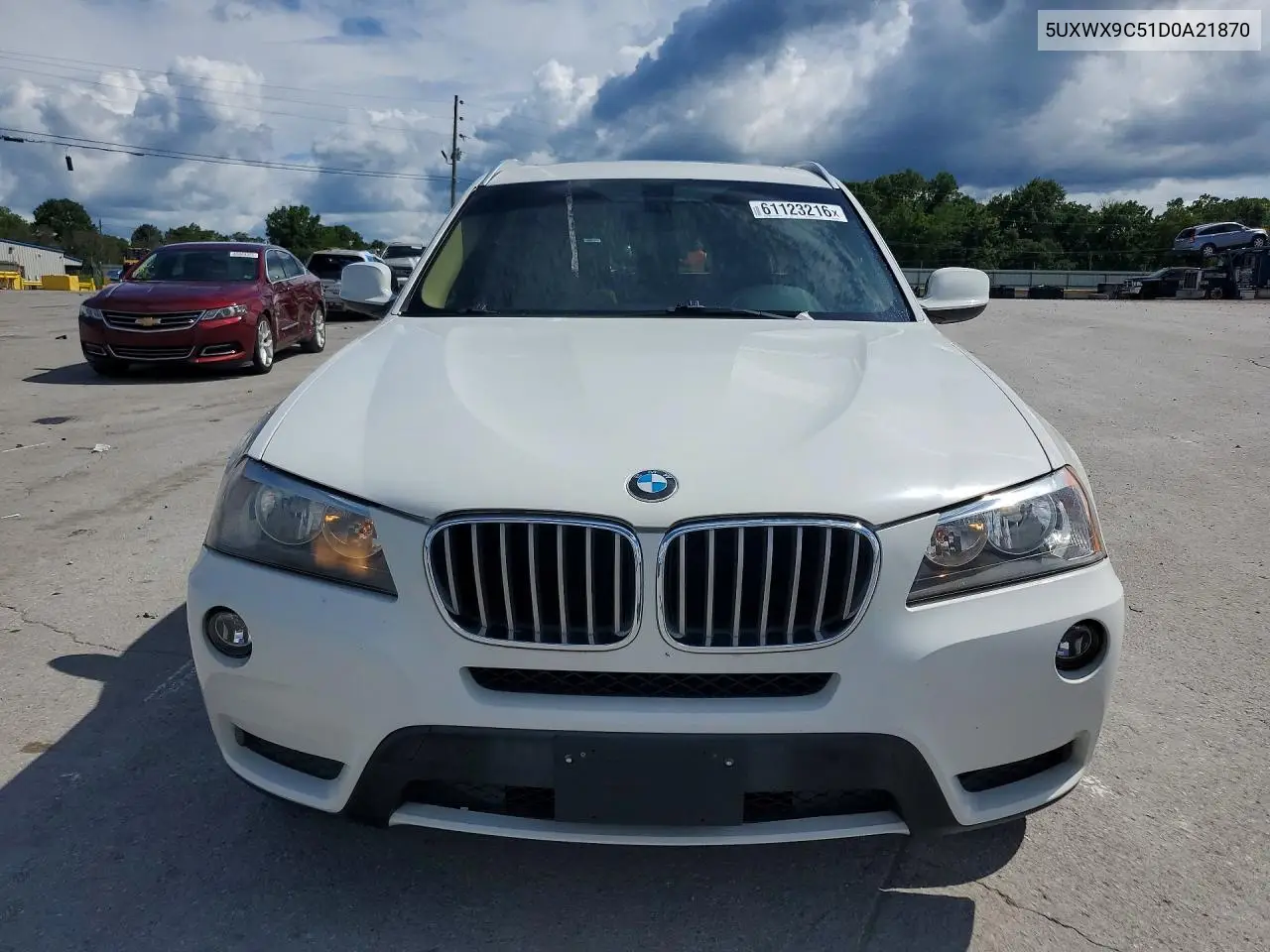 2013 BMW X3 xDrive28I VIN: 5UXWX9C51D0A21870 Lot: 61123216