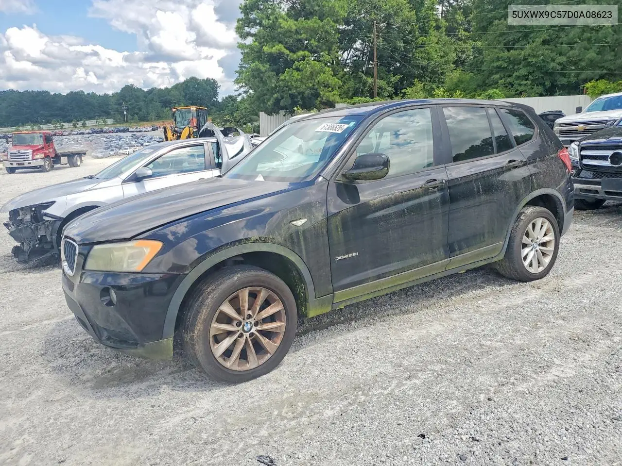 2013 BMW X3 xDrive28I VIN: 5UXWX9C57D0A08623 Lot: 61366626