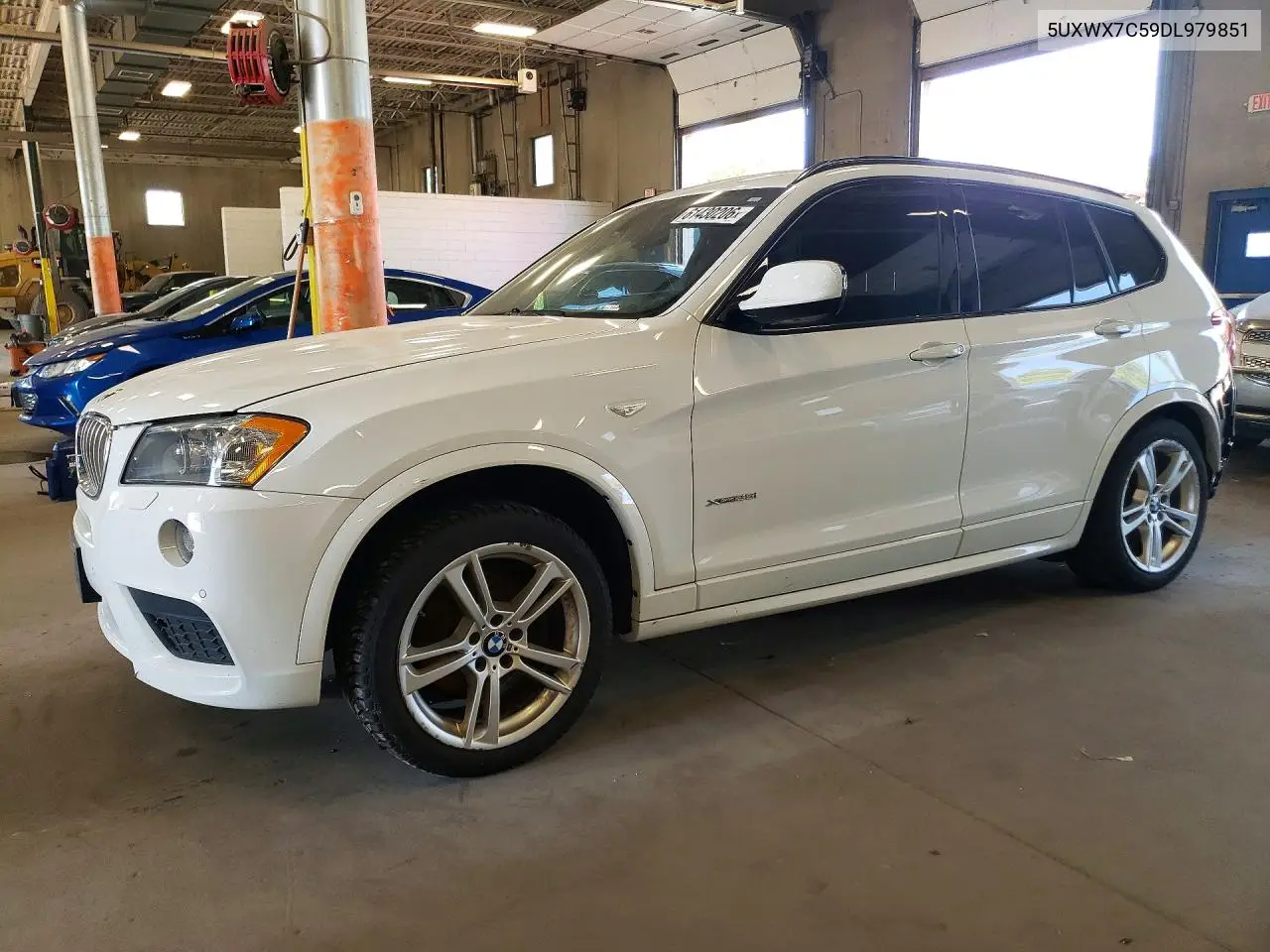 2013 BMW X3 xDrive35I VIN: 5UXWX7C59DL979851 Lot: 61430206