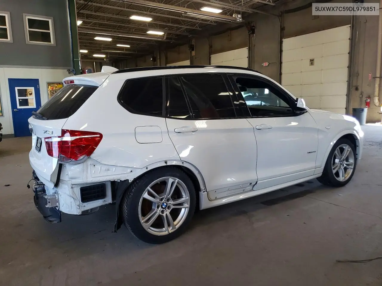 2013 BMW X3 xDrive35I VIN: 5UXWX7C59DL979851 Lot: 61430206
