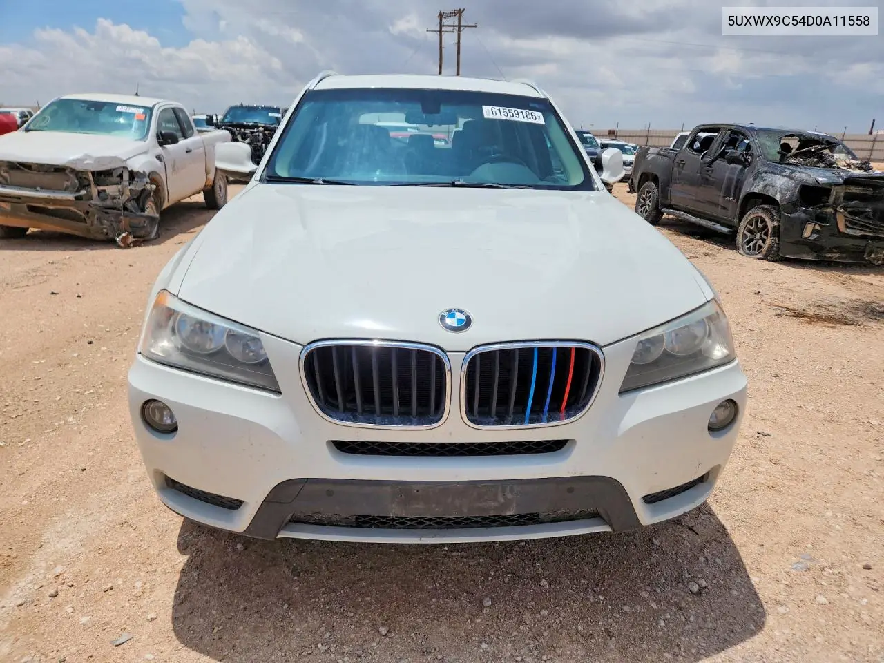 2013 BMW X3 xDrive28I VIN: 5UXWX9C54D0A11558 Lot: 61559186