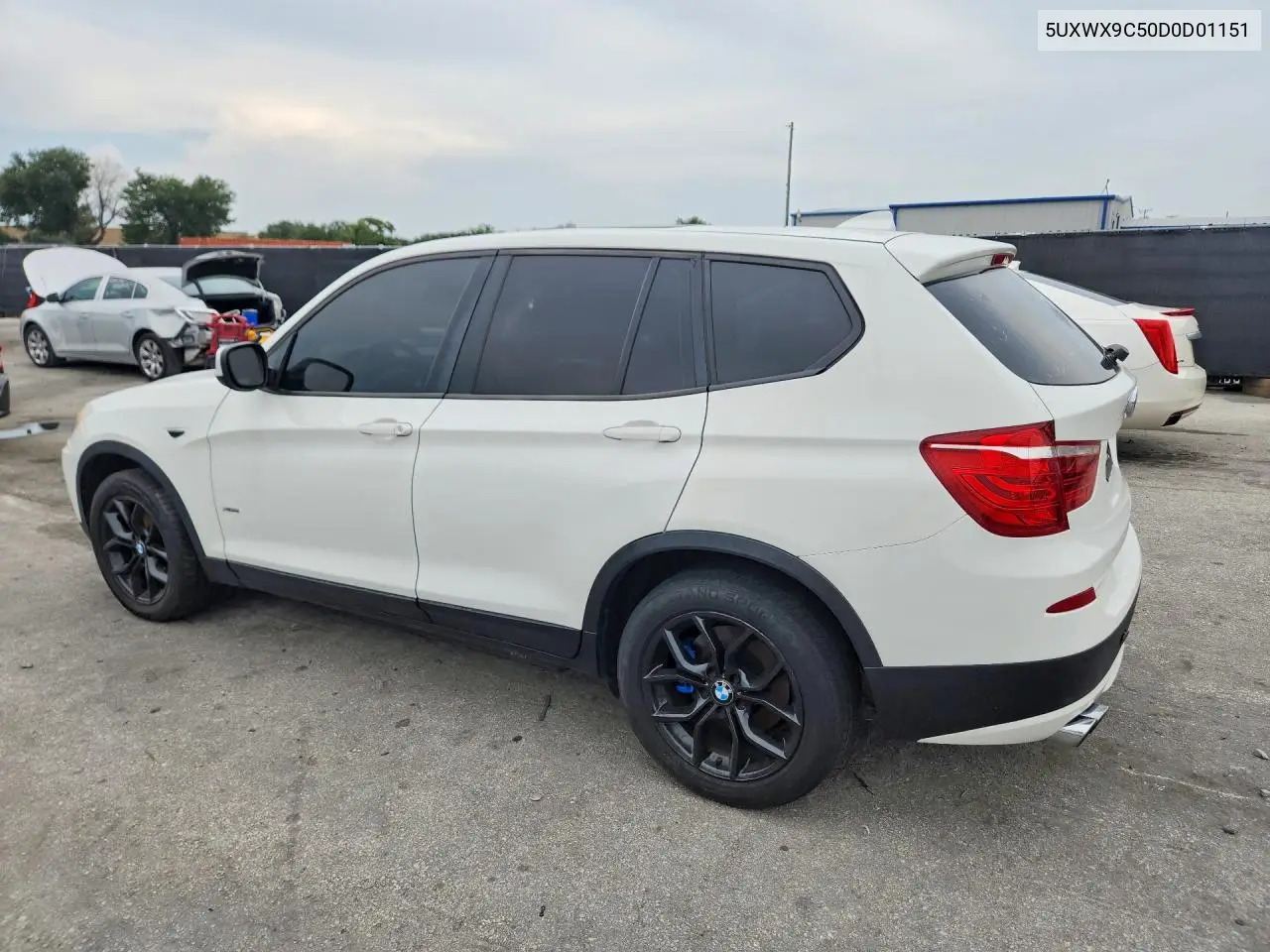 2013 BMW X3 xDrive28I VIN: 5UXWX9C50D0D01151 Lot: 61669706