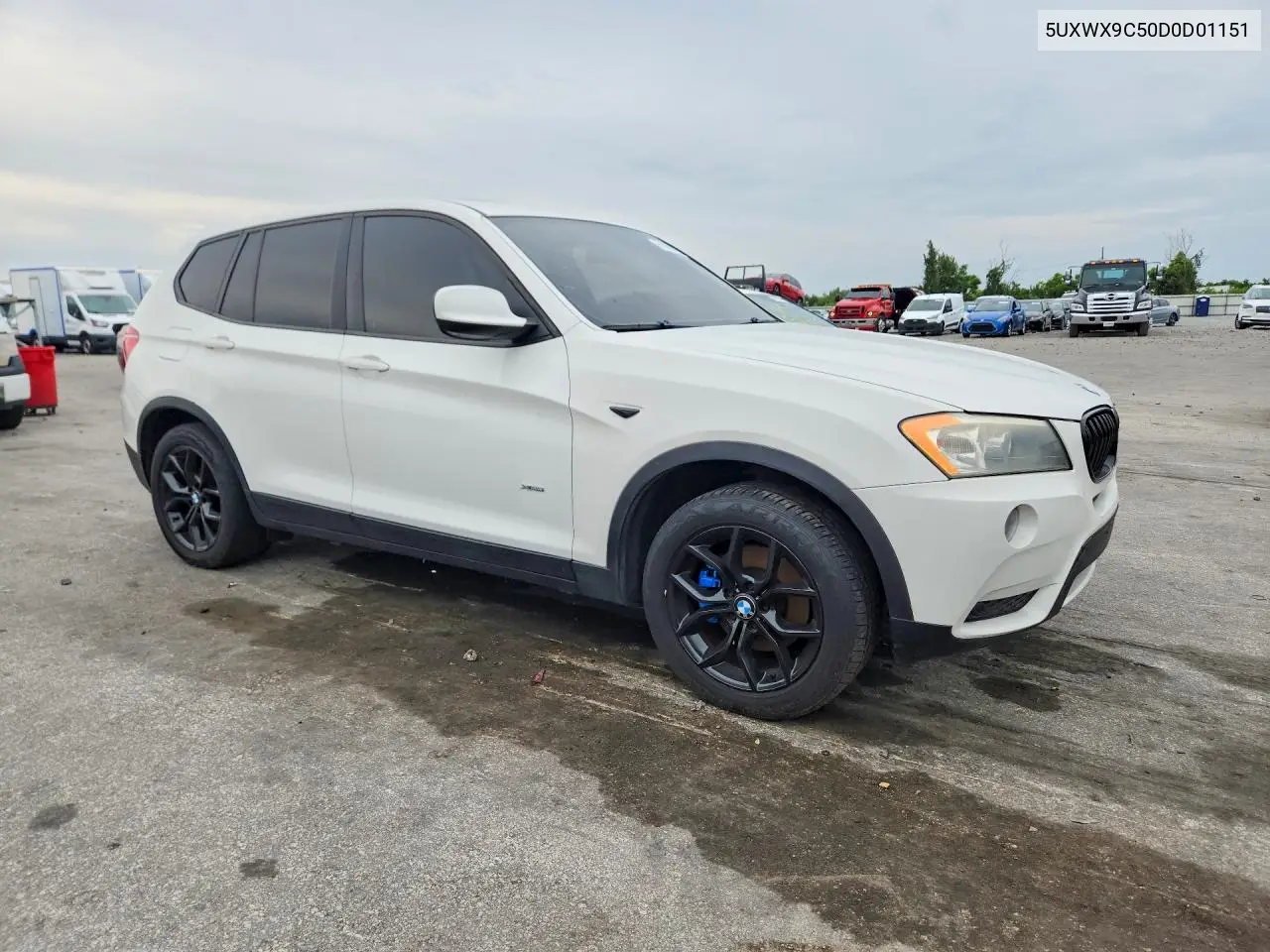 2013 BMW X3 xDrive28I VIN: 5UXWX9C50D0D01151 Lot: 61669706