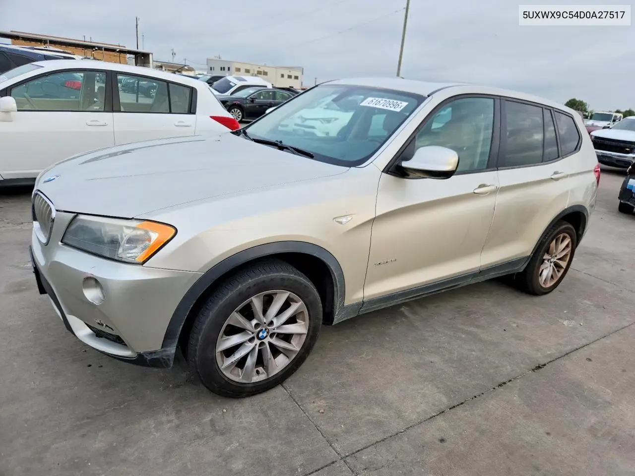 2013 BMW X3 xDrive28I VIN: 5UXWX9C54D0A27517 Lot: 61670996