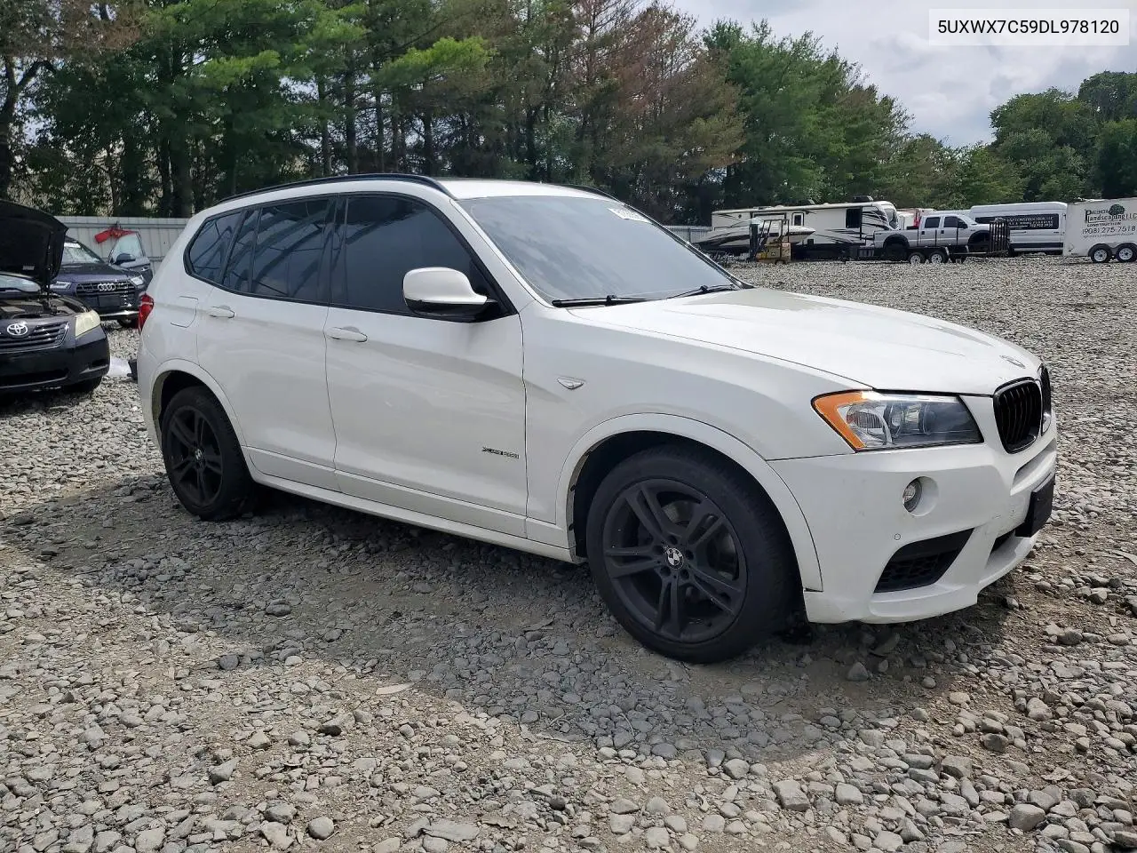 2013 BMW X3 xDrive35I VIN: 5UXWX7C59DL978120 Lot: 61683526