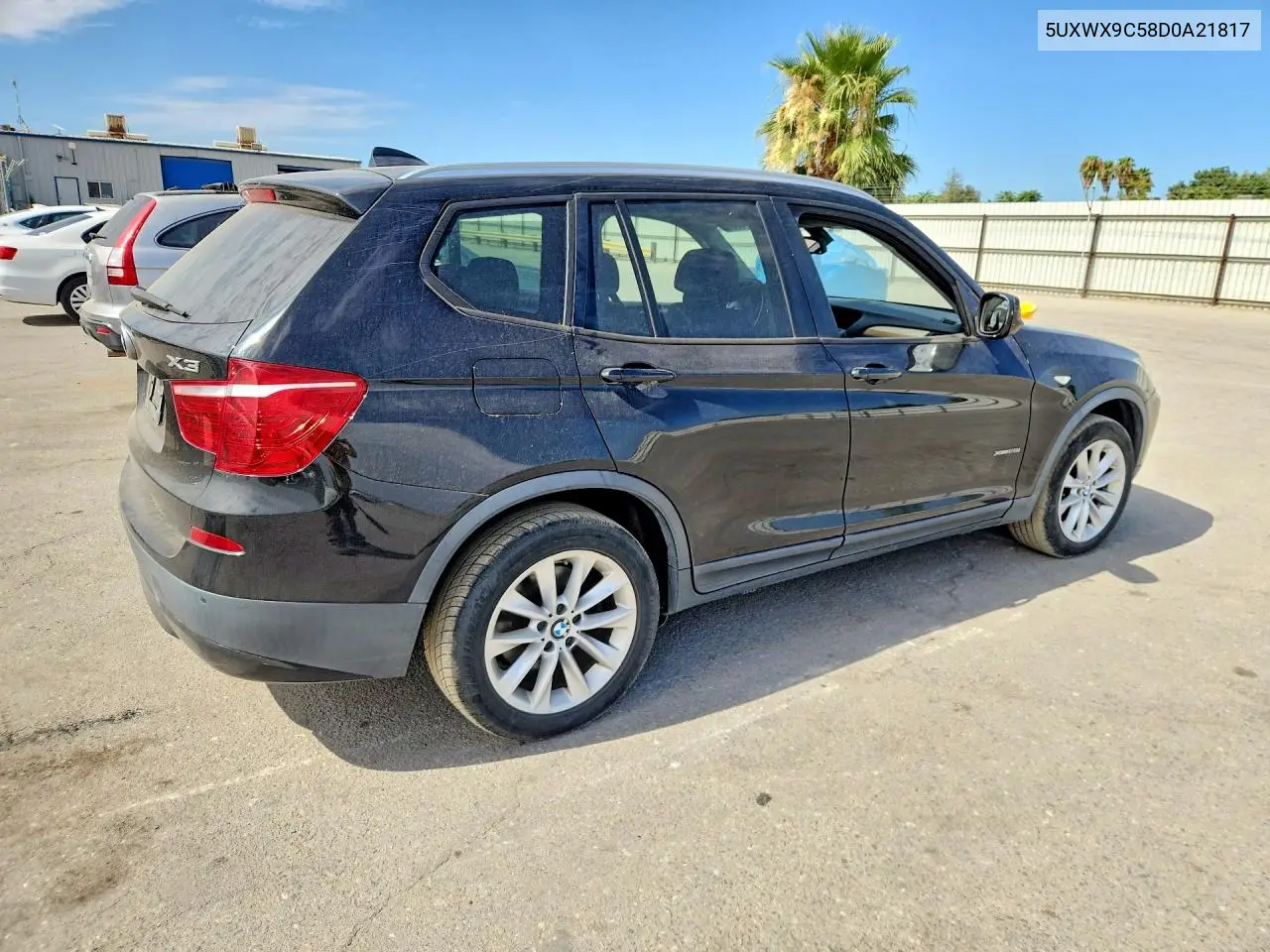 2013 BMW X3 VIN: 5UXWX9C58D0A21817 Lot: 61776606