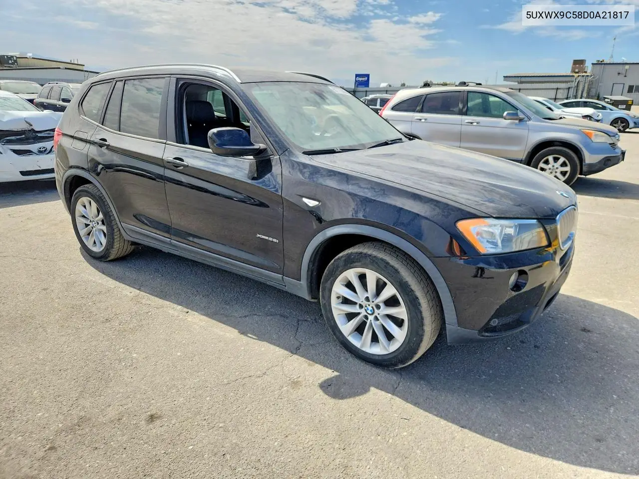2013 BMW X3 VIN: 5UXWX9C58D0A21817 Lot: 61776606