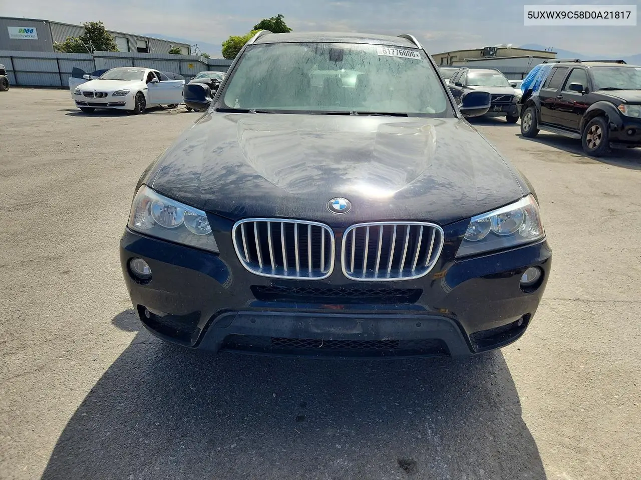 2013 BMW X3 VIN: 5UXWX9C58D0A21817 Lot: 61776606