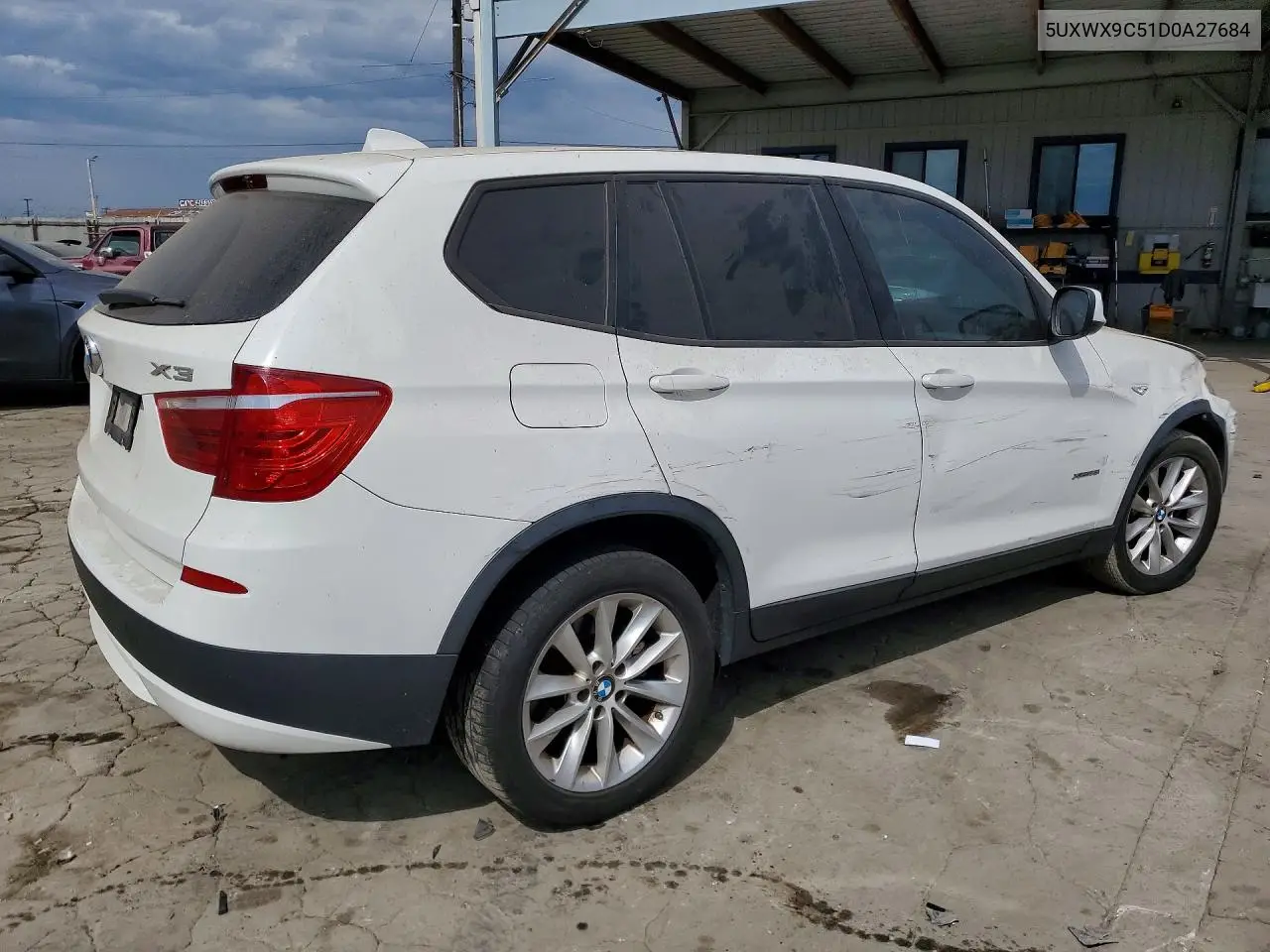 2013 BMW X3 xDrive28I VIN: 5UXWX9C51D0A27684 Lot: 61981326