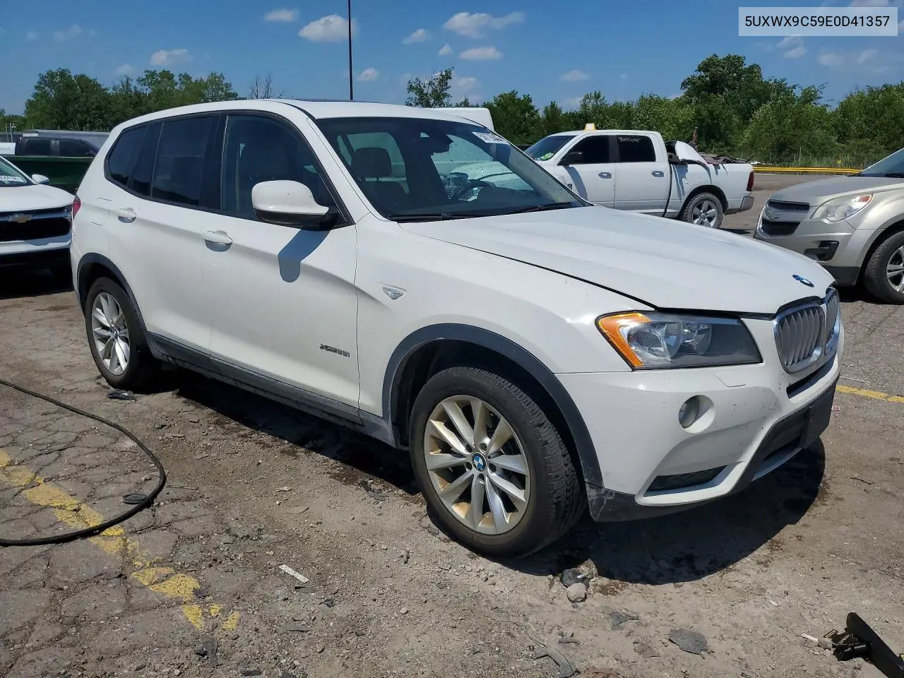 2014 BMW X3 xDrive28I VIN: 5UXWX9C59E0D41357 Lot: 59776806