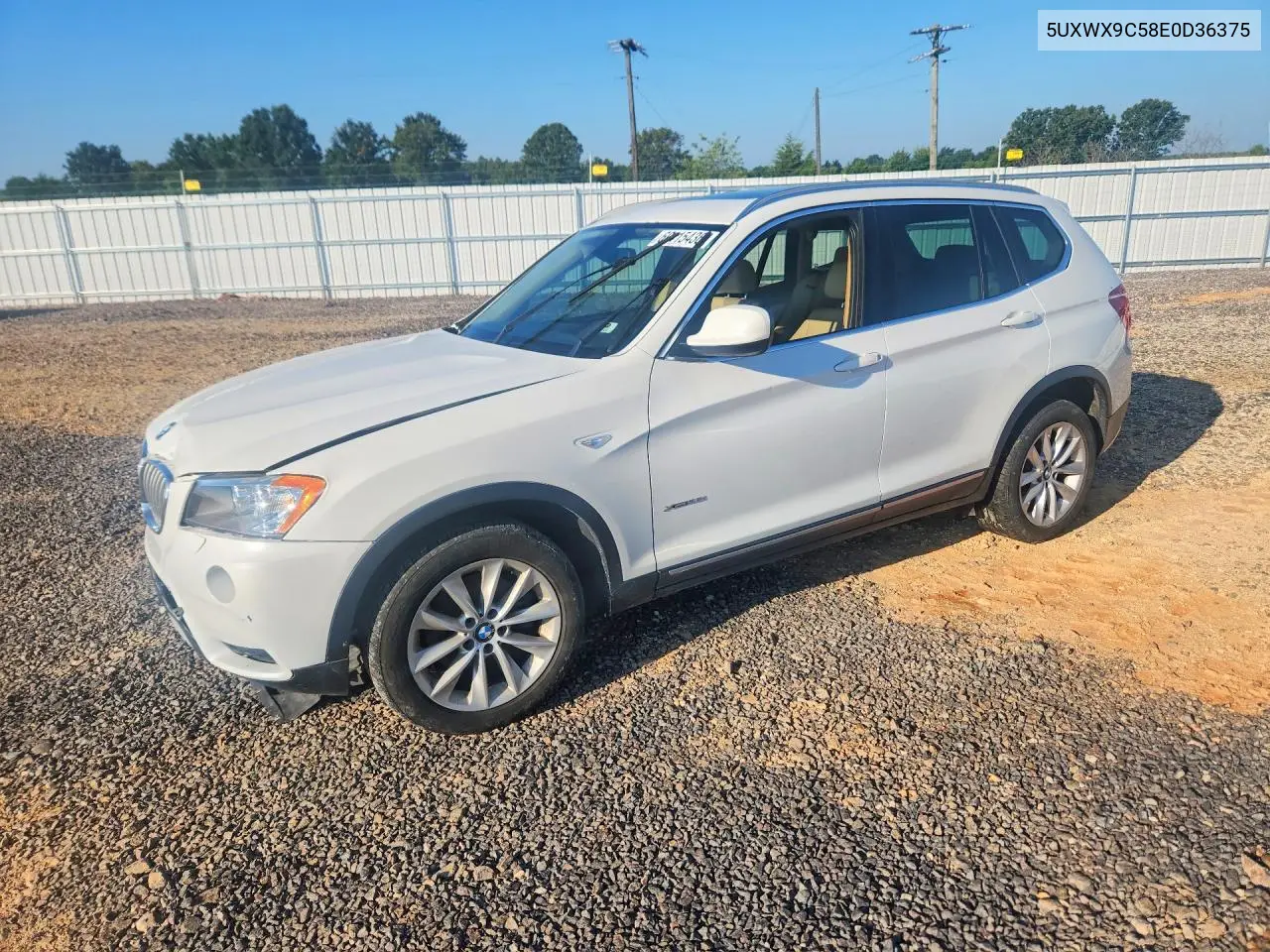 2014 BMW X3 VIN: 5UXWX9C58E0D36375 Lot: 60415436