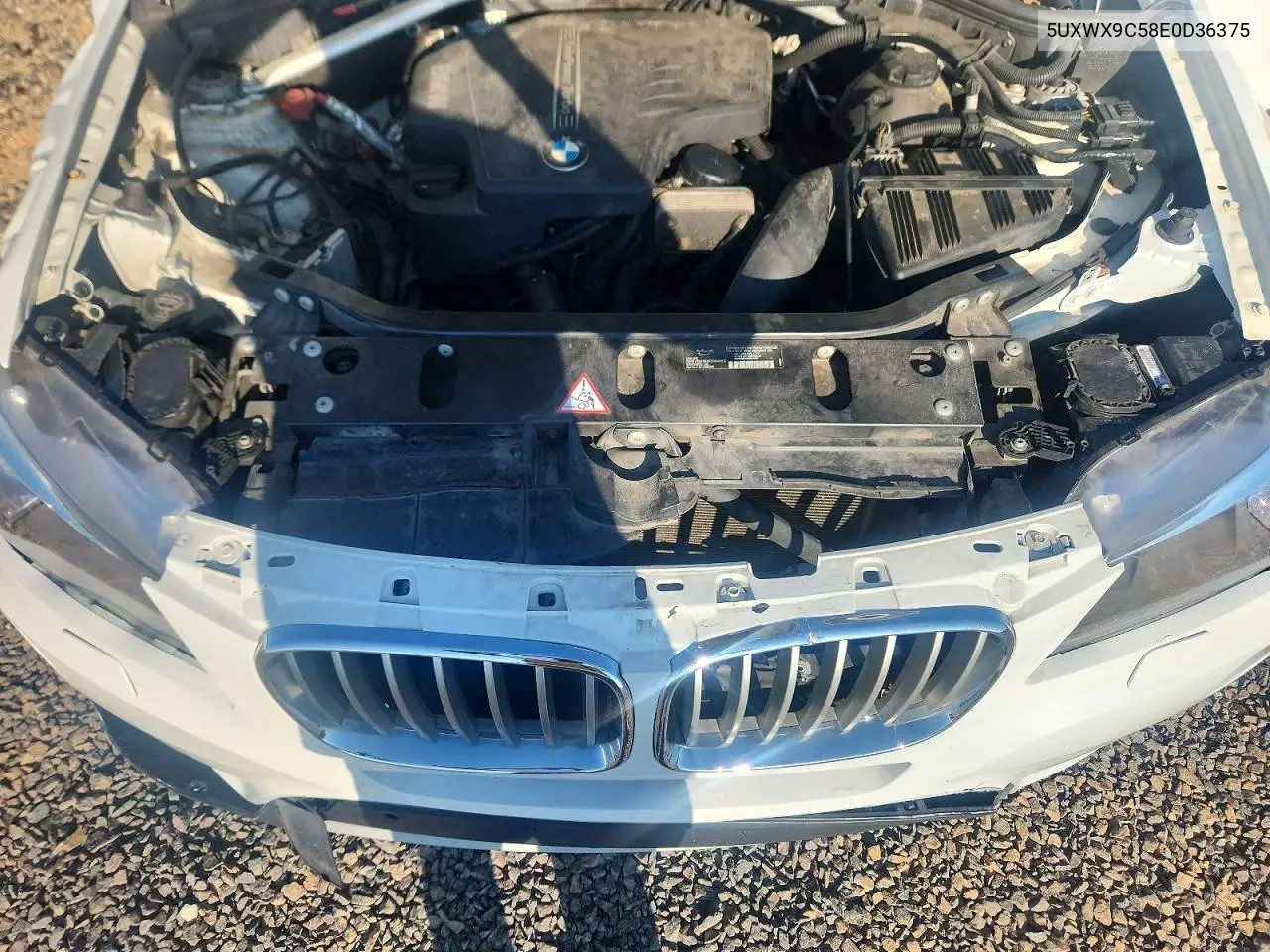 2014 BMW X3 VIN: 5UXWX9C58E0D36375 Lot: 60415436