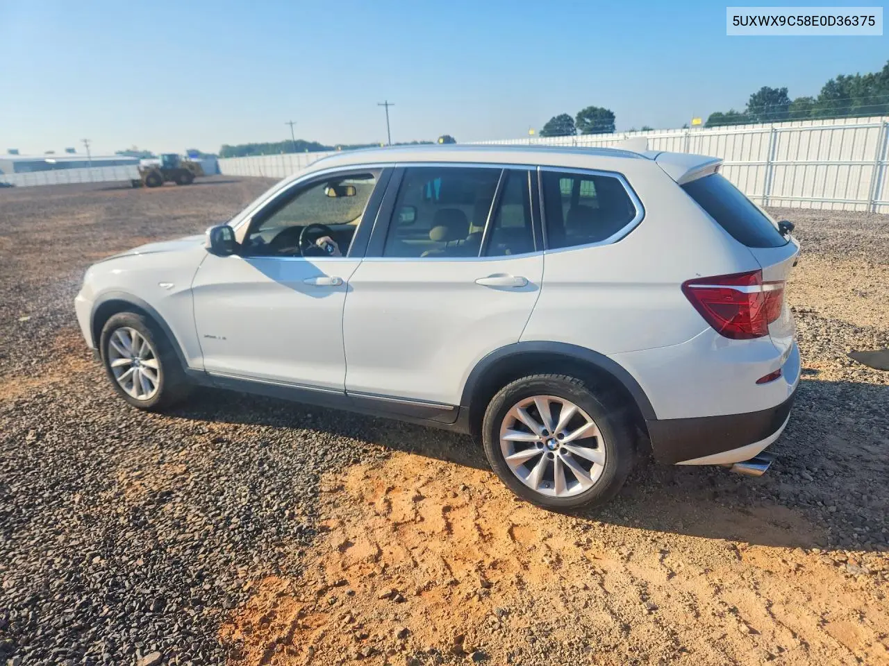 2014 BMW X3 VIN: 5UXWX9C58E0D36375 Lot: 60415436
