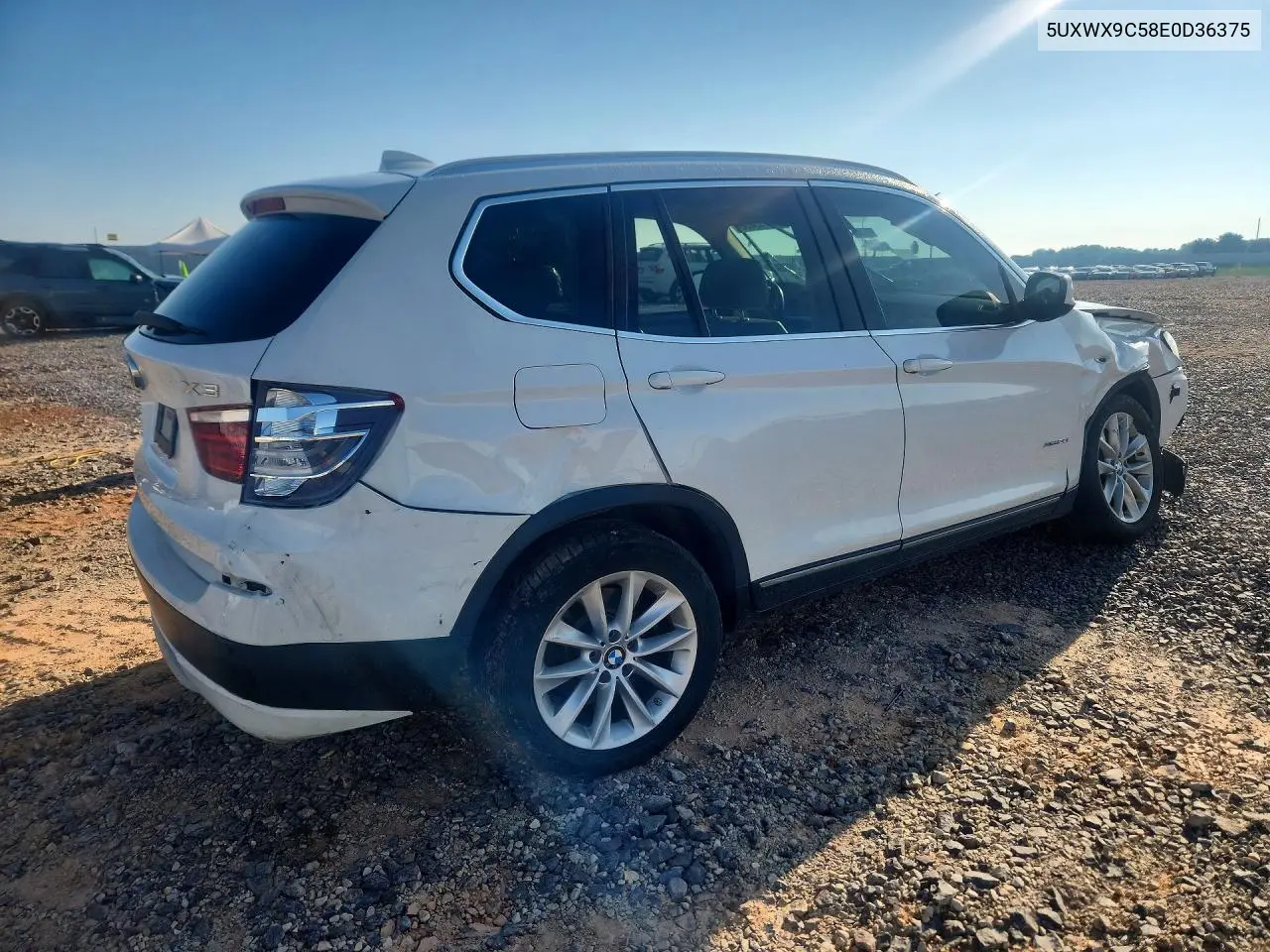 2014 BMW X3 VIN: 5UXWX9C58E0D36375 Lot: 60415436