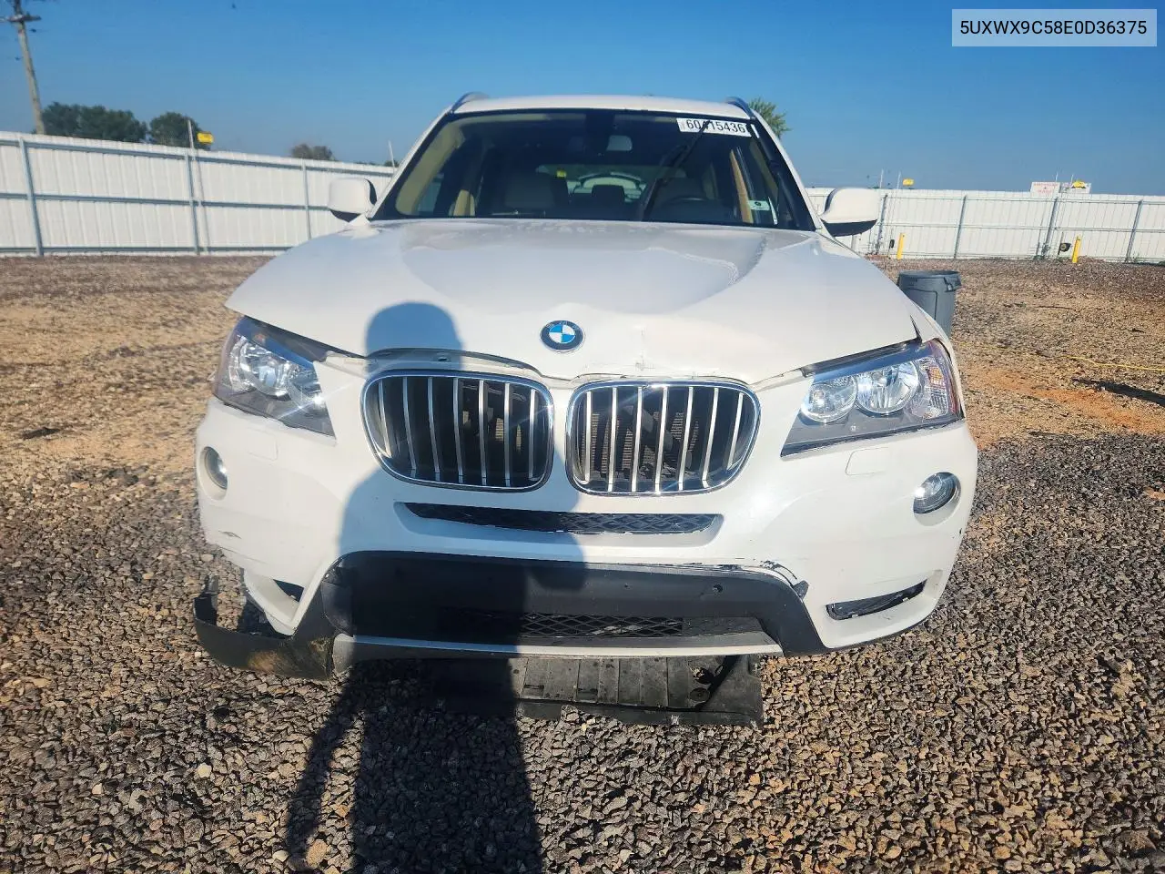 2014 BMW X3 VIN: 5UXWX9C58E0D36375 Lot: 60415436