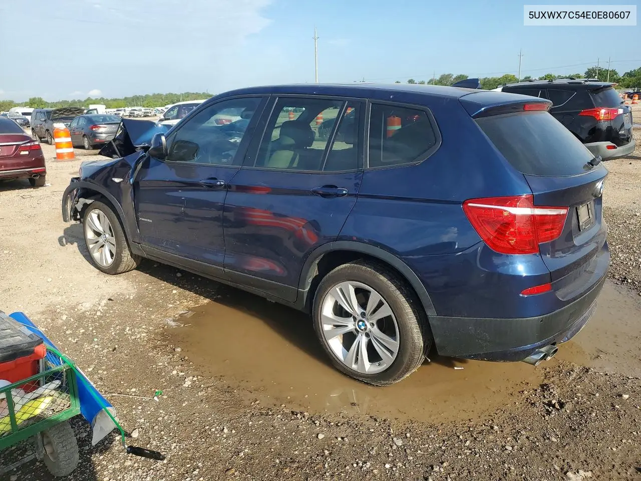 2014 BMW X3 xDrive35I VIN: 5UXWX7C54E0E80607 Lot: 60518956