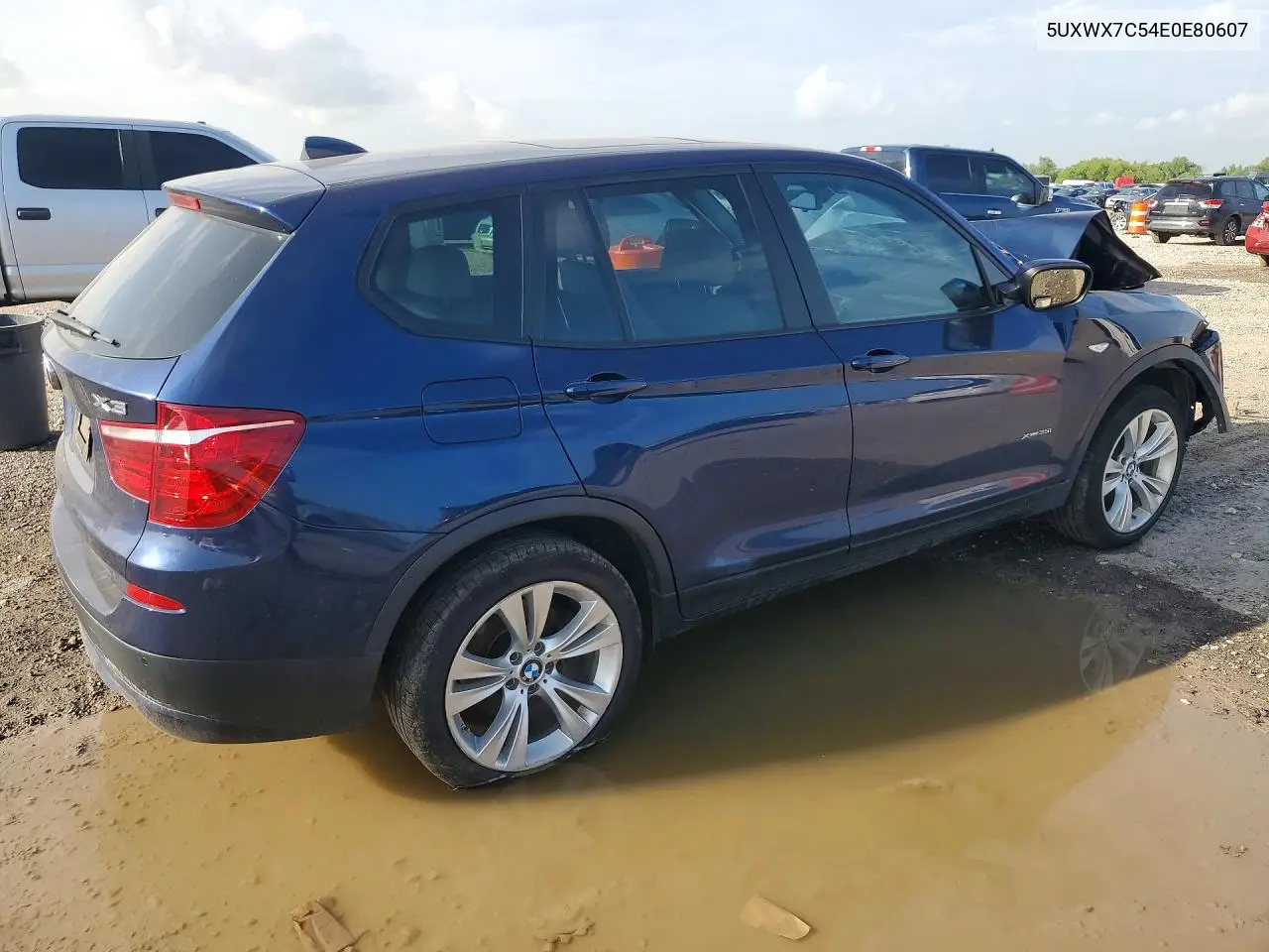 2014 BMW X3 xDrive35I VIN: 5UXWX7C54E0E80607 Lot: 60518956