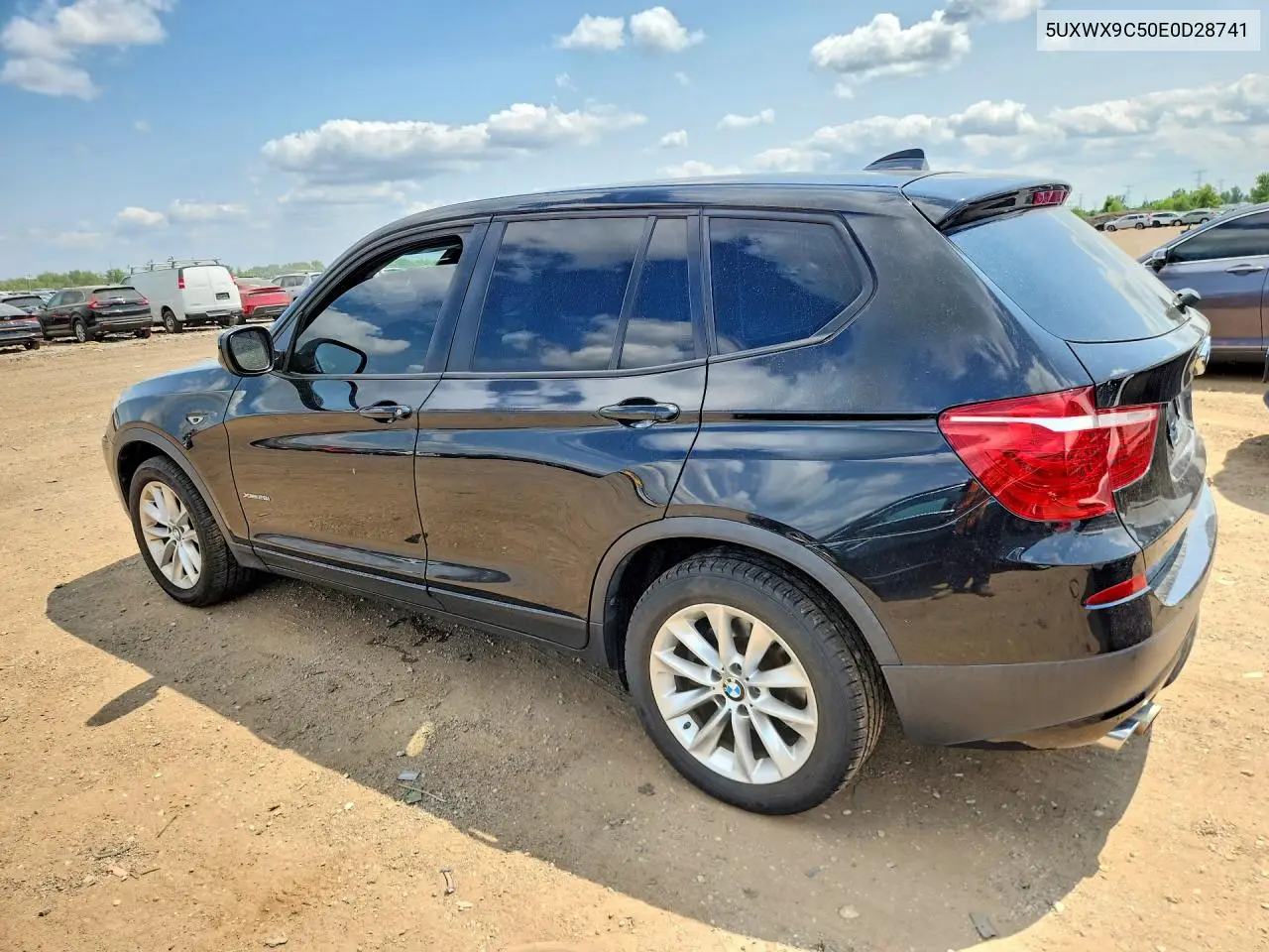 2014 BMW X3 xDrive28I VIN: 5UXWX9C50E0D28741 Lot: 61396786
