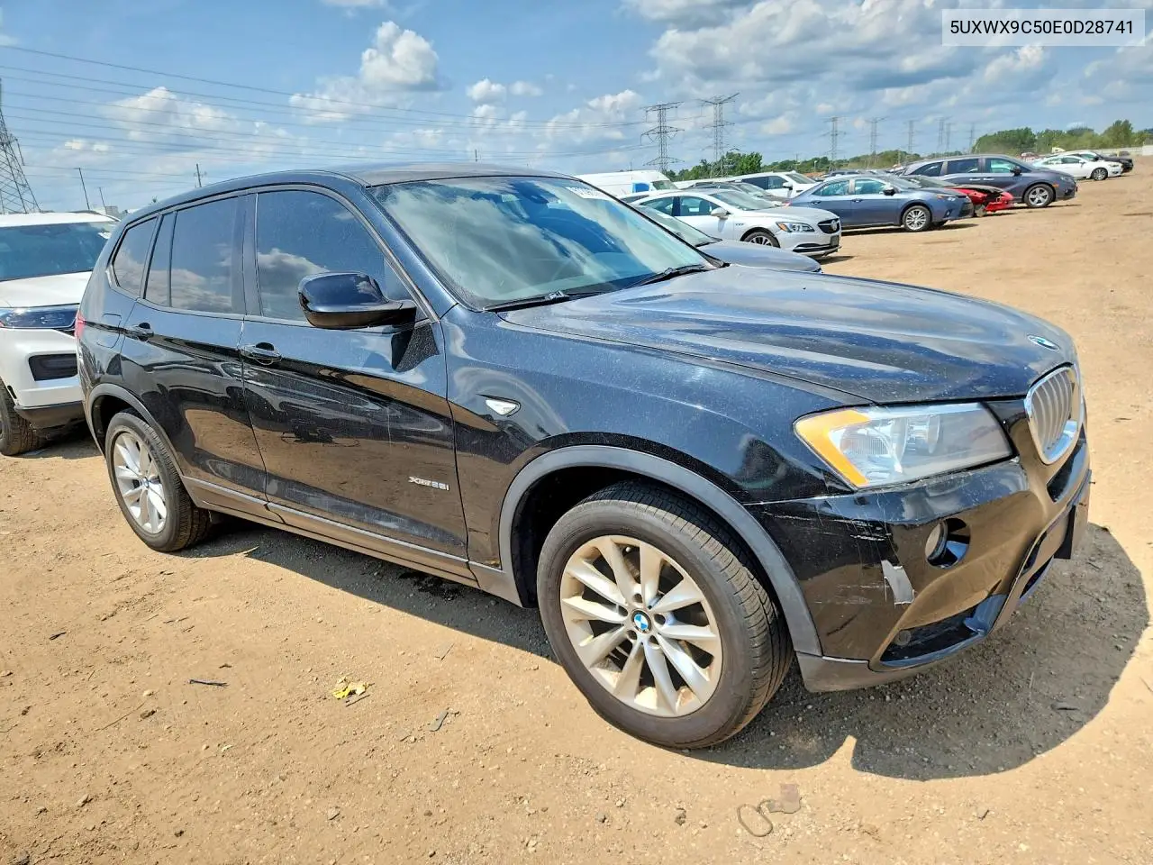 2014 BMW X3 xDrive28I VIN: 5UXWX9C50E0D28741 Lot: 61396786