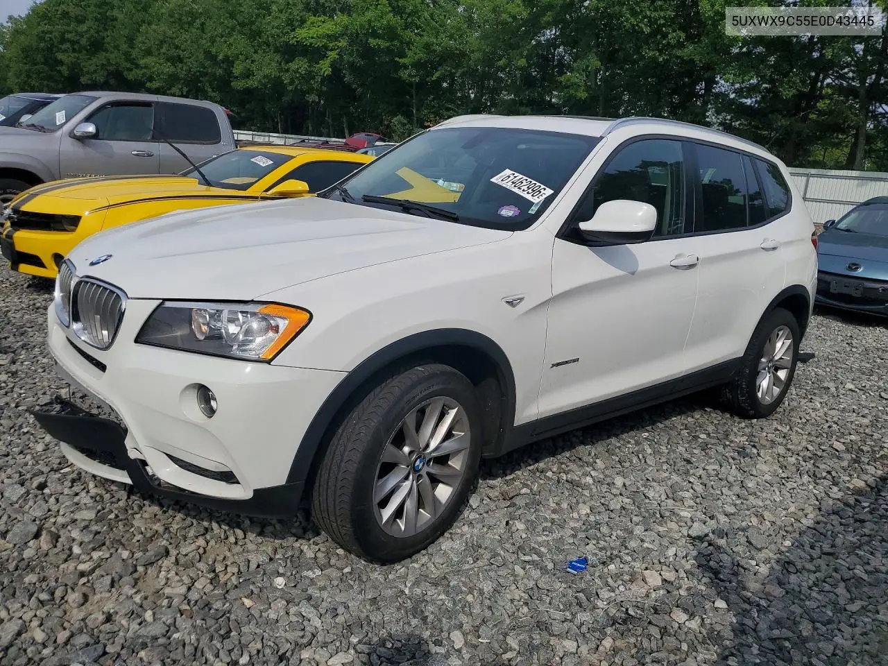 2014 BMW X3 xDrive28I VIN: 5UXWX9C55E0D43445 Lot: 61462996