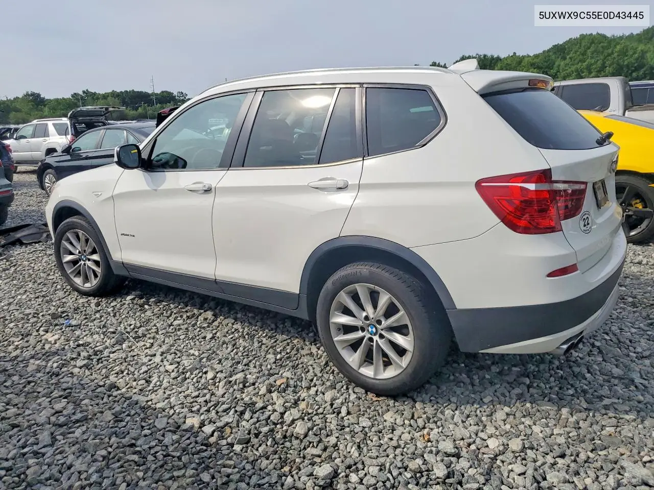 2014 BMW X3 xDrive28I VIN: 5UXWX9C55E0D43445 Lot: 61462996