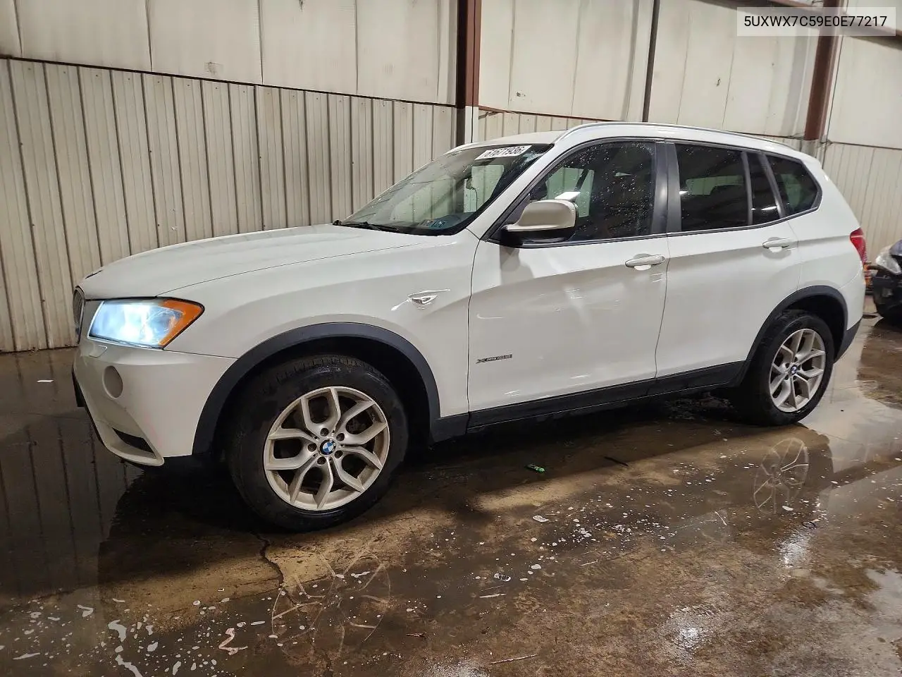 2014 BMW X3 xDrive35I VIN: 5UXWX7C59E0E77217 Lot: 61671936
