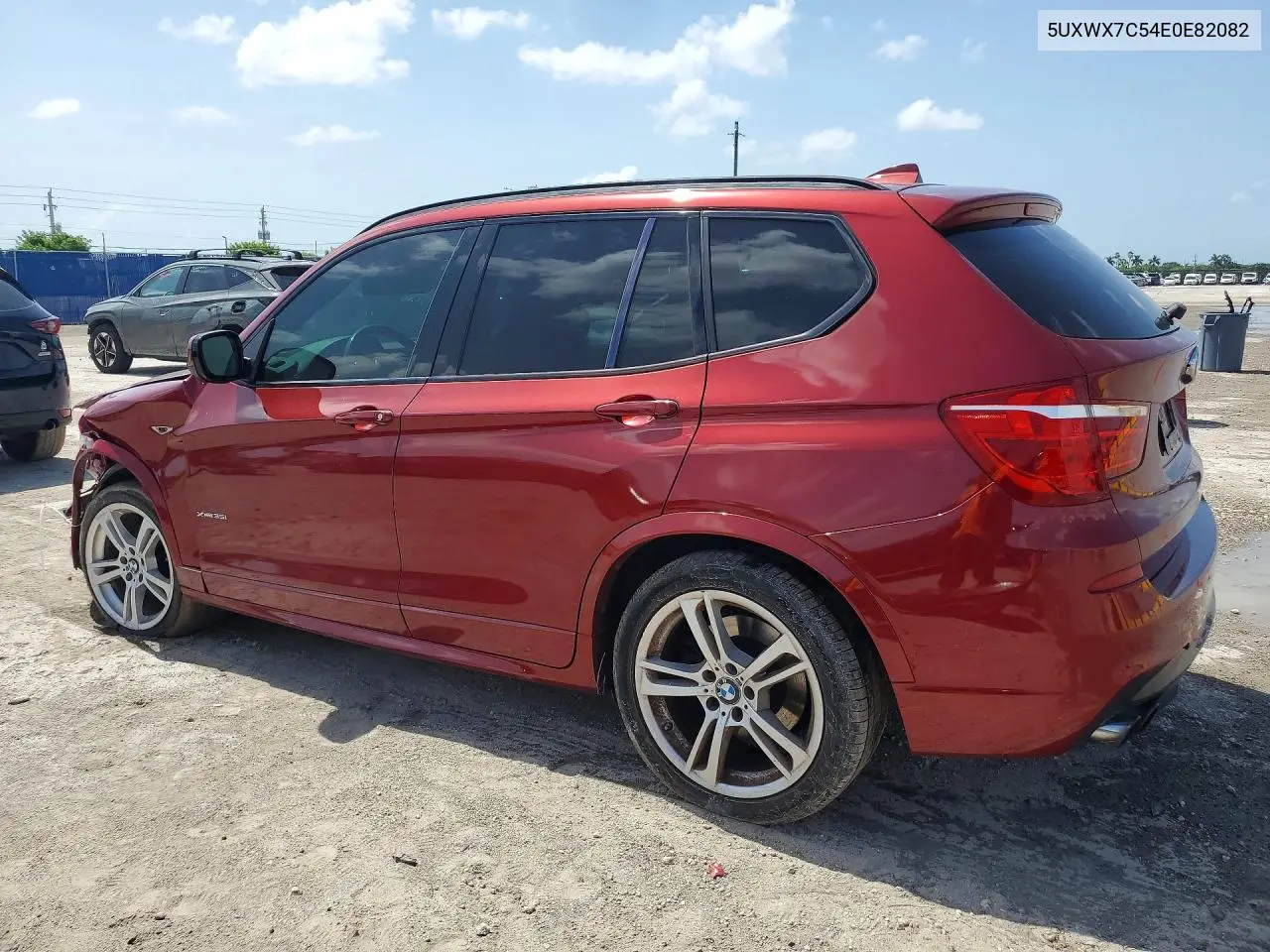 2014 BMW X3 xDrive35I VIN: 5UXWX7C54E0E82082 Lot: 61698216