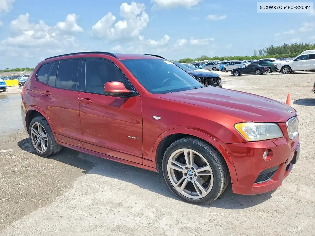 2014 BMW X3 xDrive35I VIN: 5UXWX7C54E0E82082 Lot: 61698216