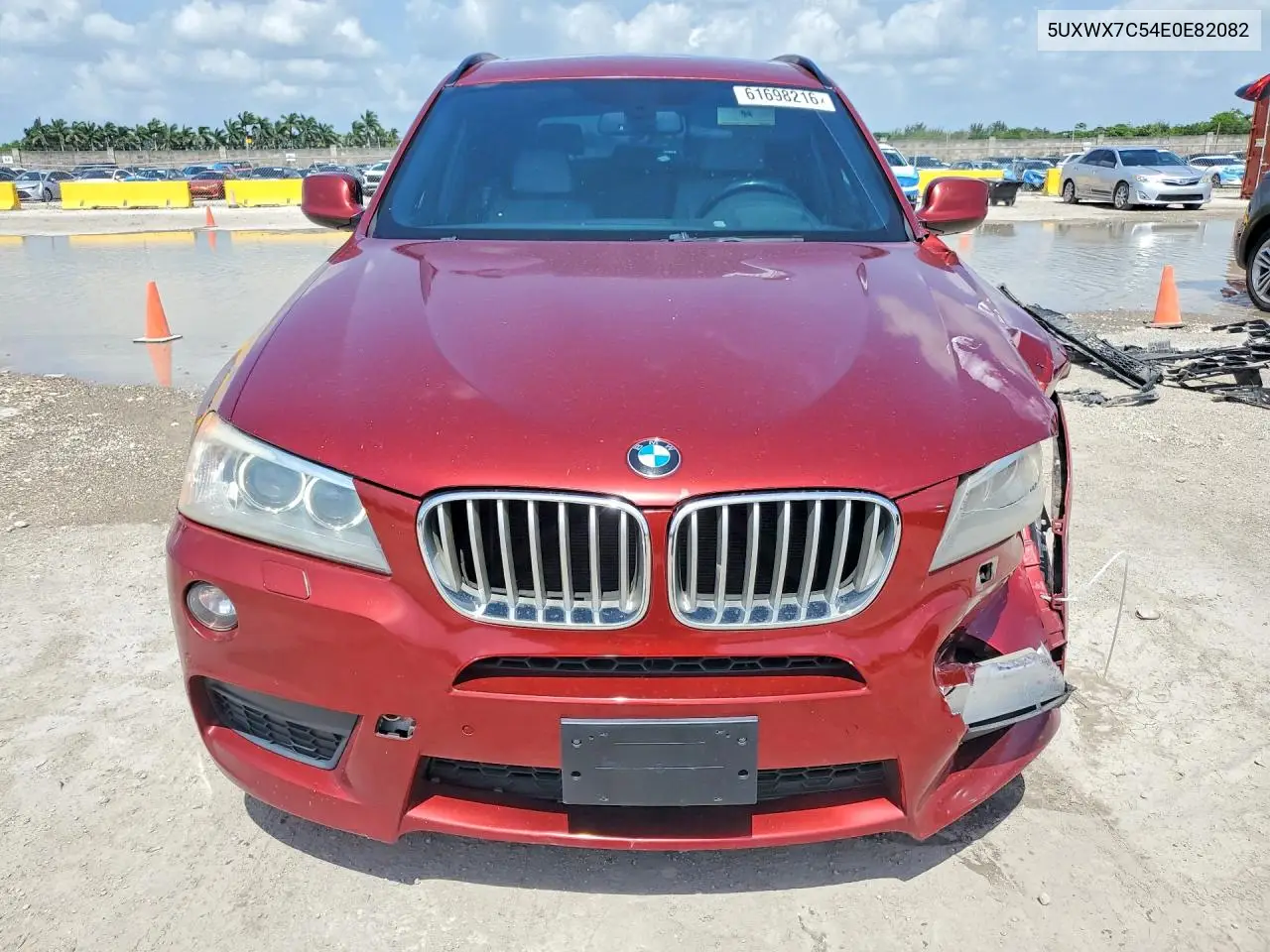 2014 BMW X3 xDrive35I VIN: 5UXWX7C54E0E82082 Lot: 61698216