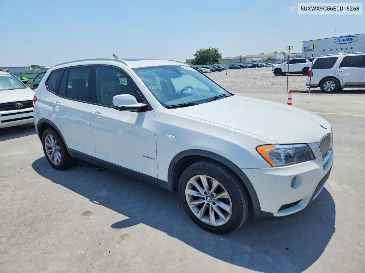 2014 BMW X3 xDrive28I VIN: 5UXWX9C56E0D16268 Lot: 61907366