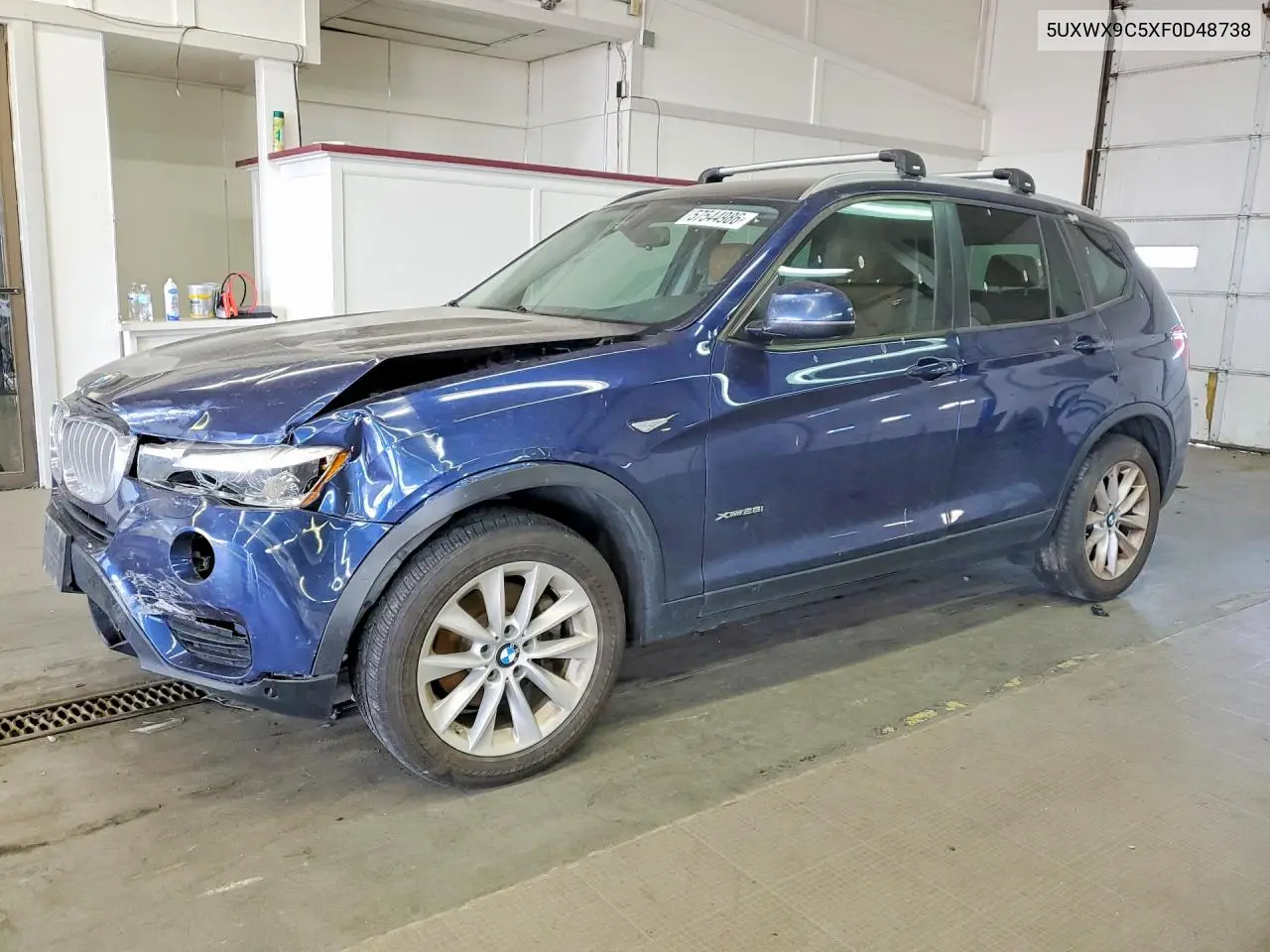 2015 BMW X3 xDrive28I VIN: 5UXWX9C5XF0D48738 Lot: 57544986