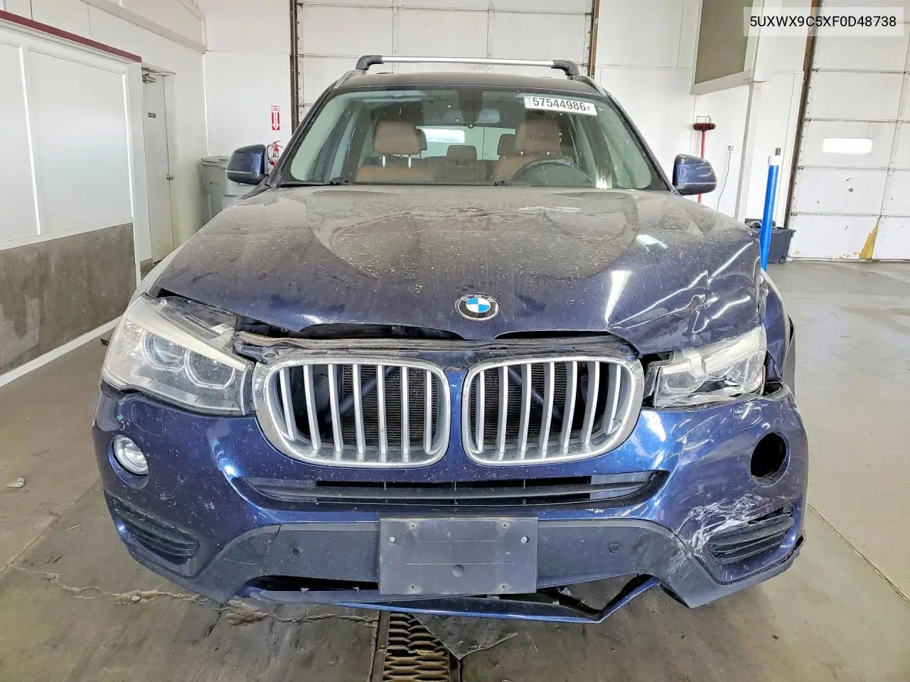 2015 BMW X3 xDrive28I VIN: 5UXWX9C5XF0D48738 Lot: 57544986