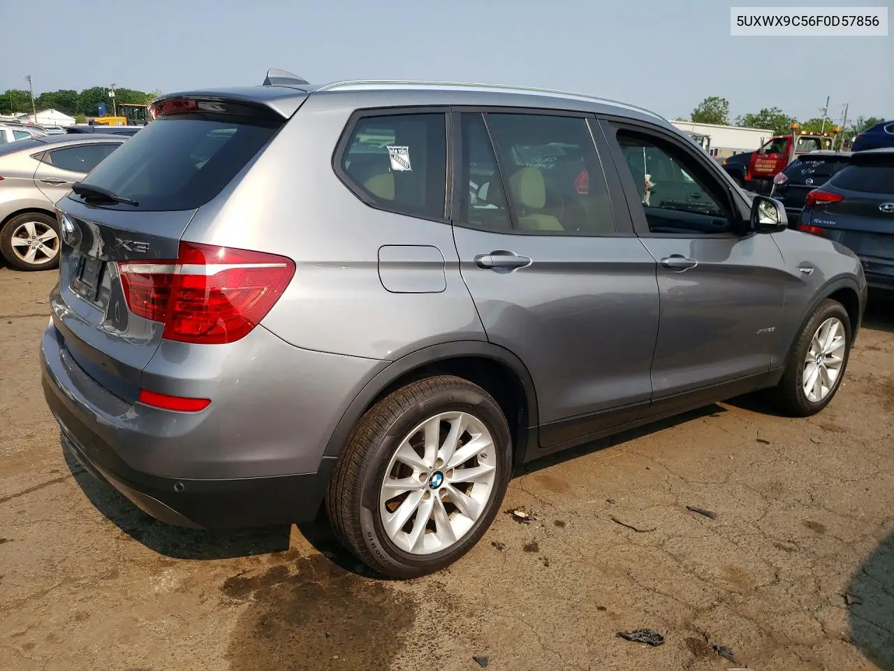 2015 BMW X3 xDrive28I VIN: 5UXWX9C56F0D57856 Lot: 59052726